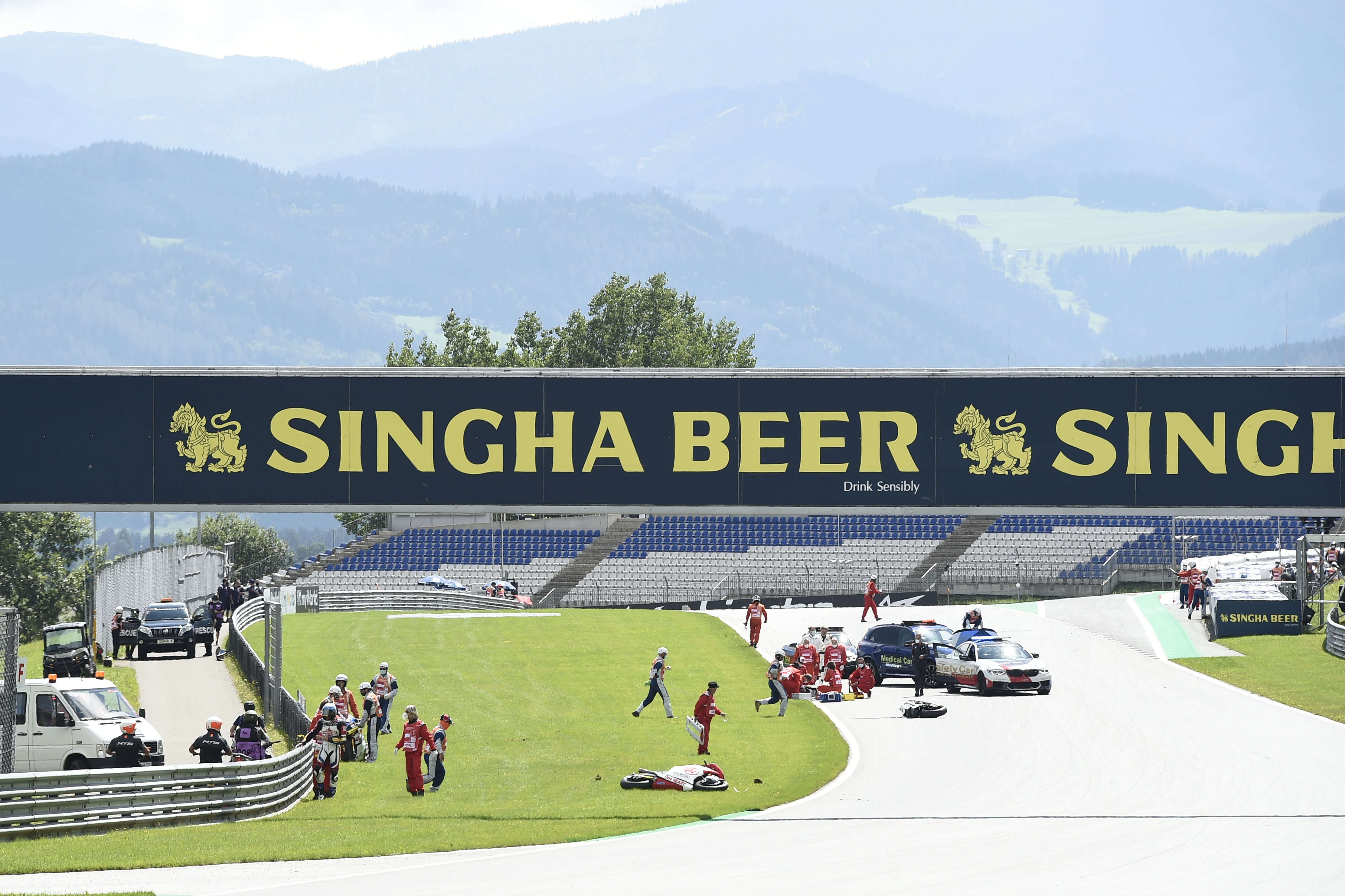 Hafizh Syahrin Moto2 crash Red Bull Ring