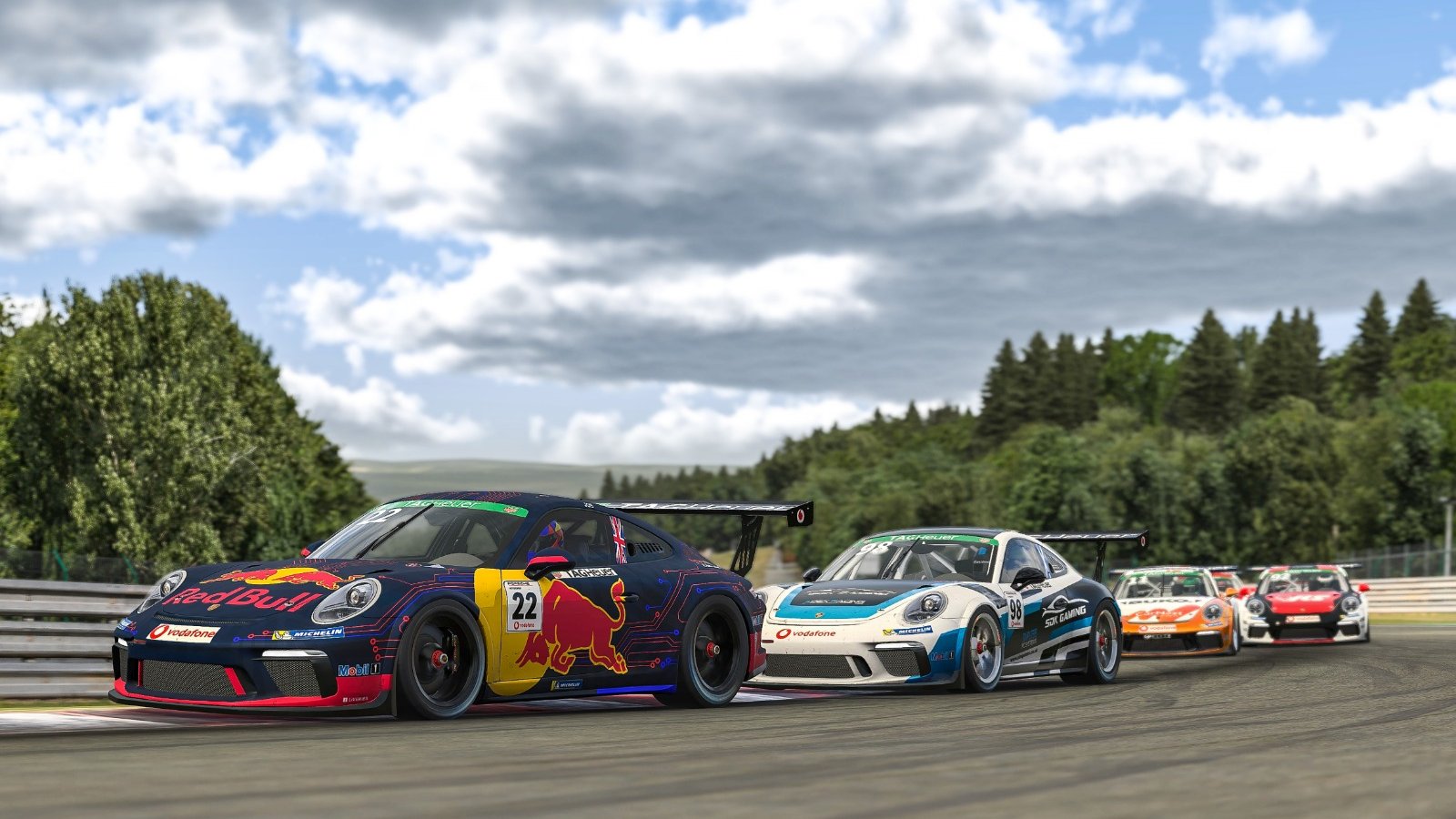 Porsche Esports Supercup R7 Main Race Start Pic 2