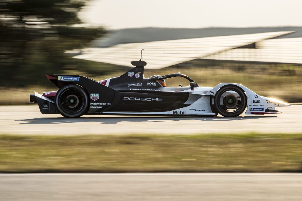 Wehrlein completes first Porsche Formula E test