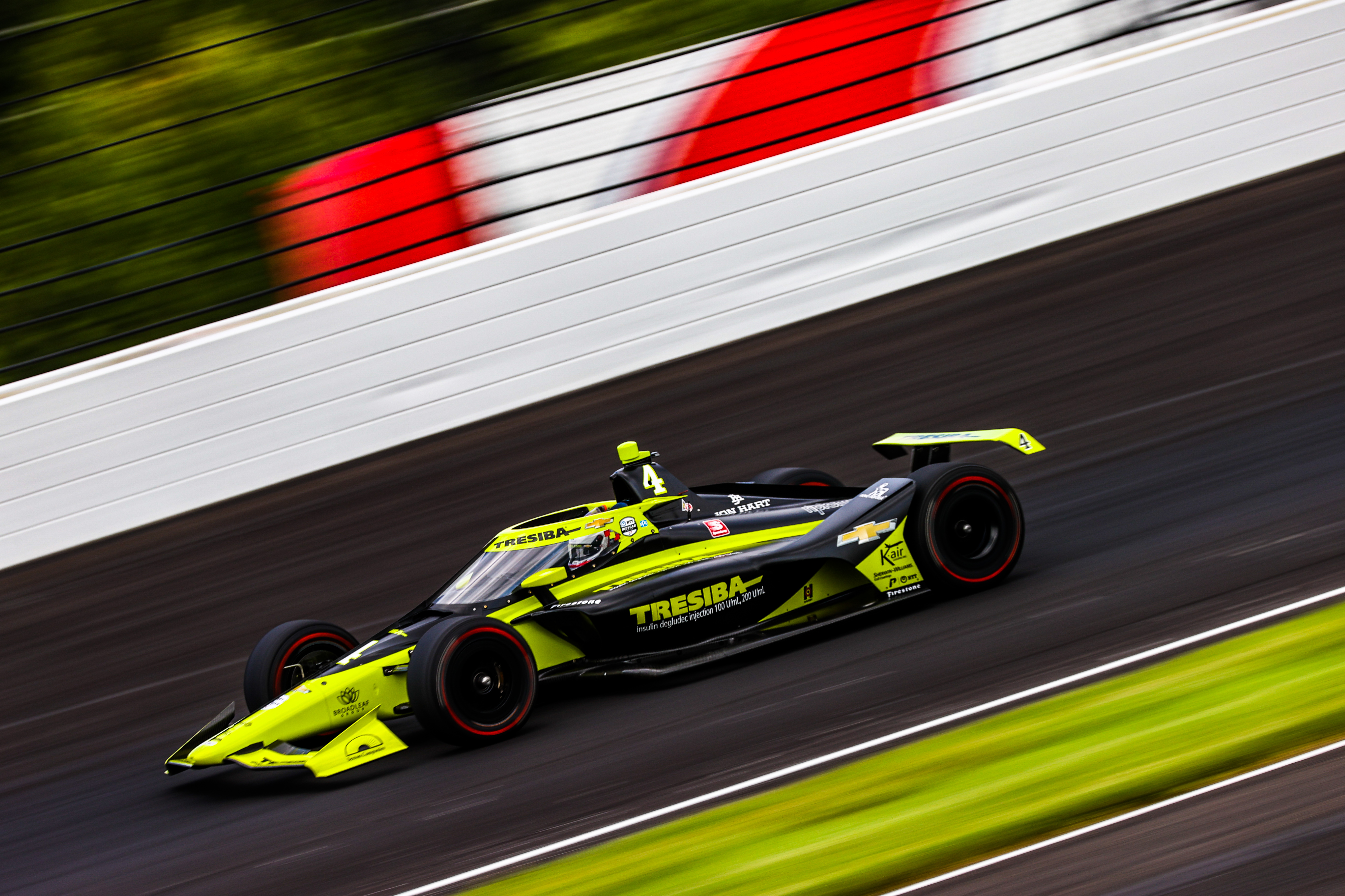 Charle Kimball Foyt Indy 500 practice 2020