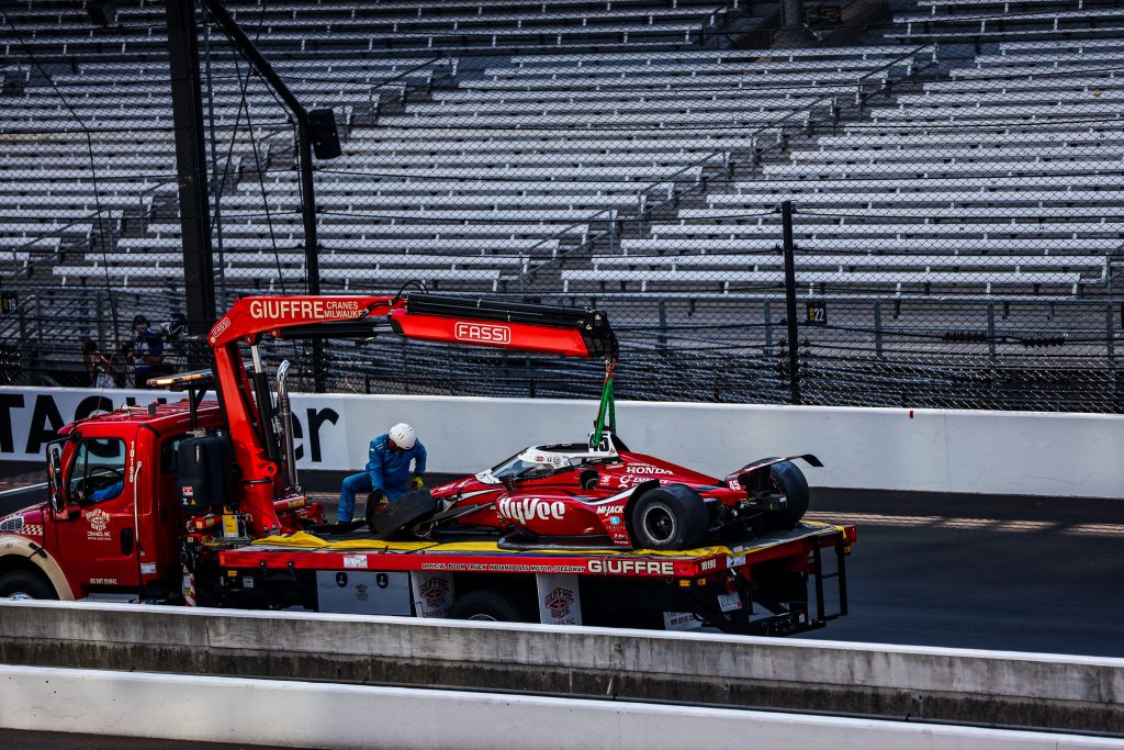 How IndyCar’s aeroscreen handled highest-profile test yet