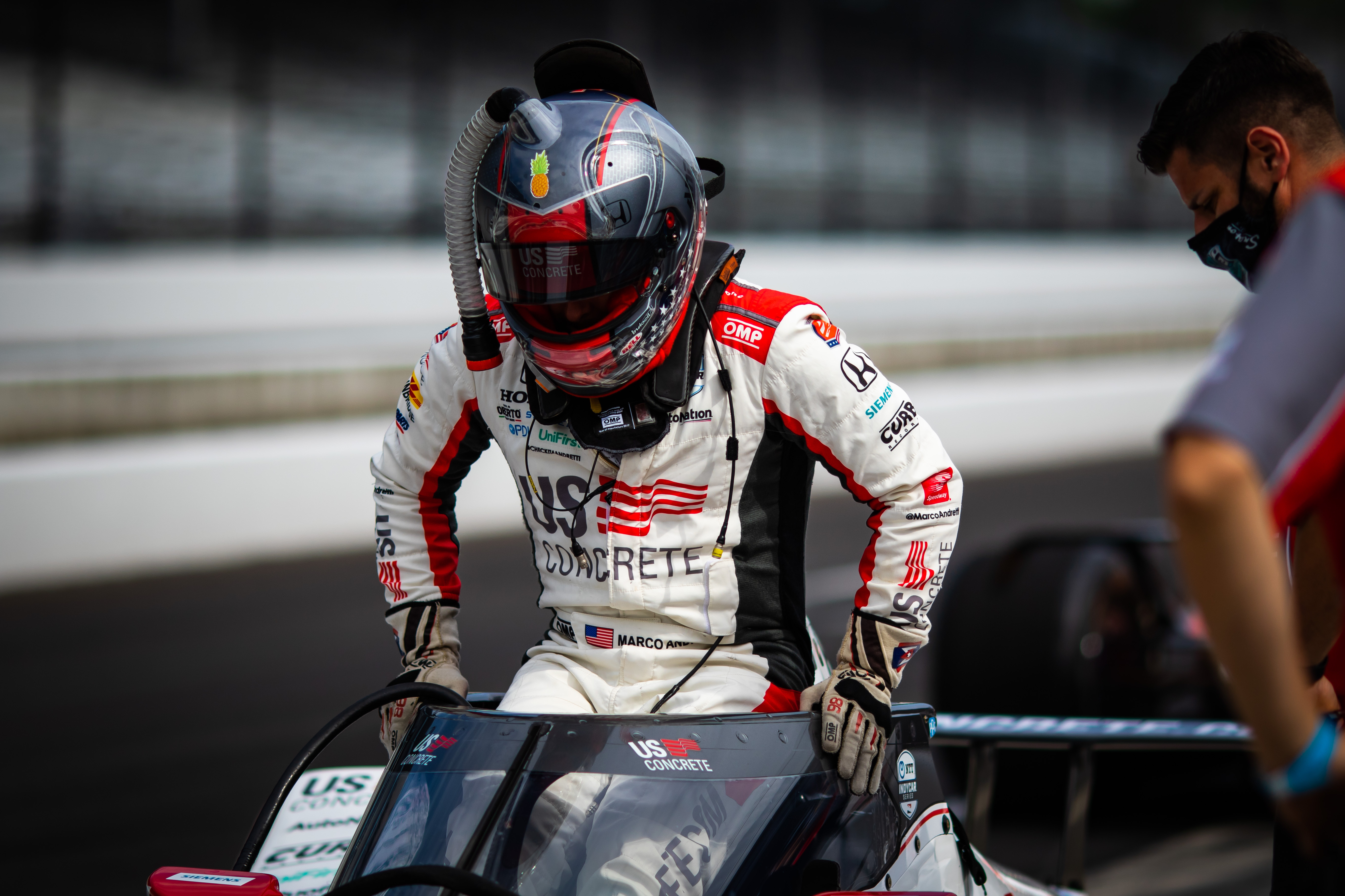 Marco Andretti Indianapolis 500 practice 2020