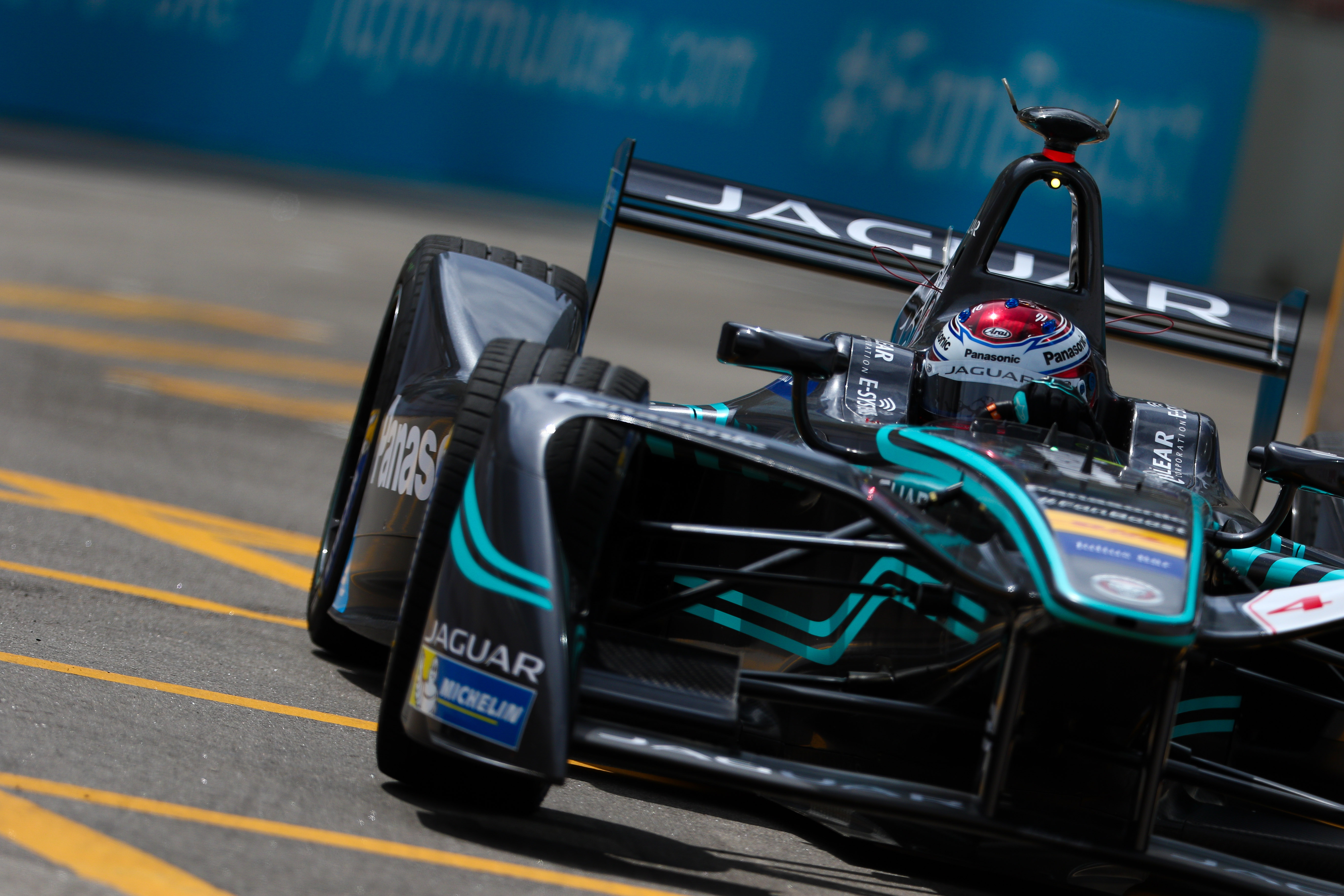 Adam Carroll Jaguar Hong Kong Formula E 2016