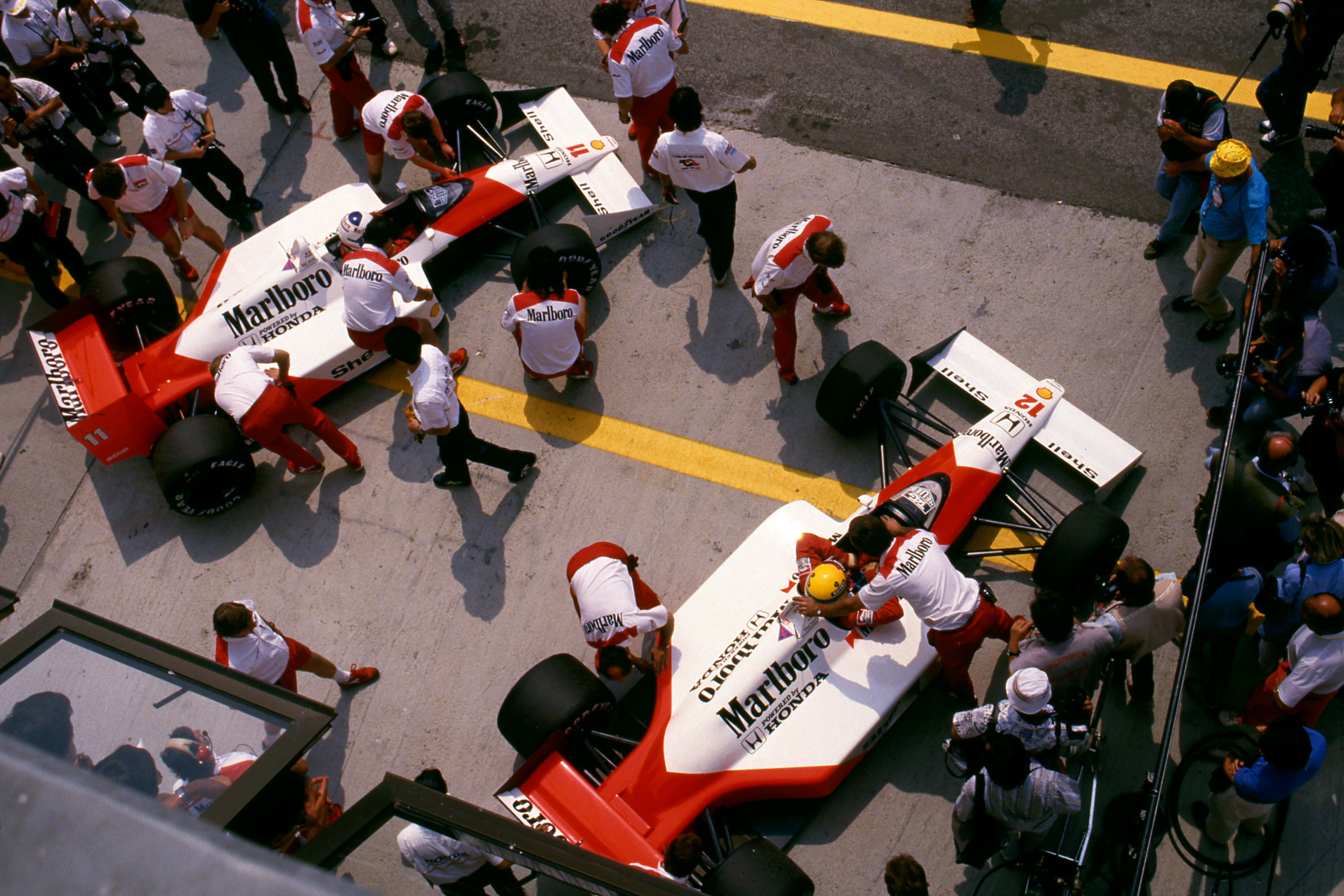 Ayrton Senna Alain Prost McLaren 1988