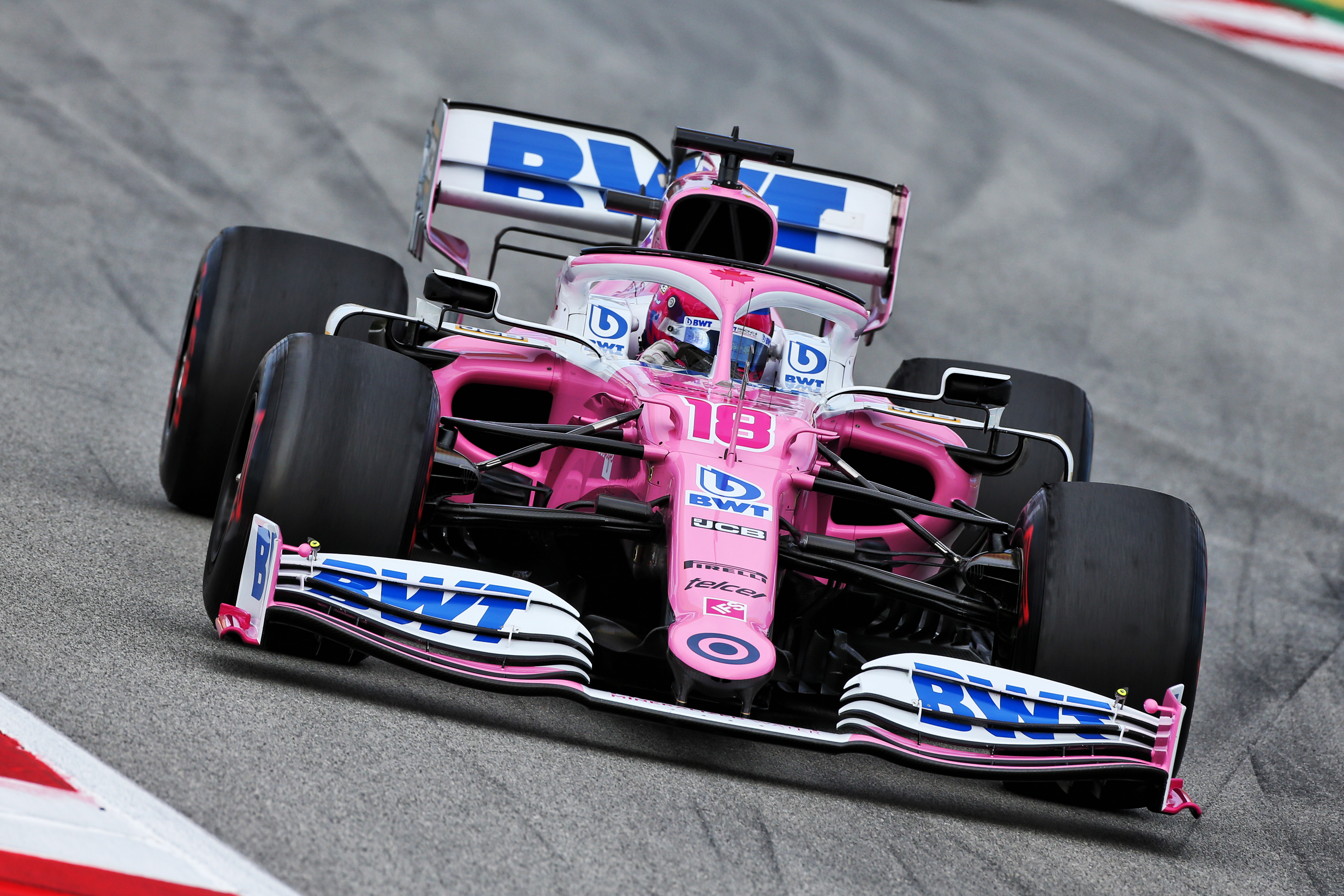 Lance Stroll Racing Point Barcelona F1 testing 2020