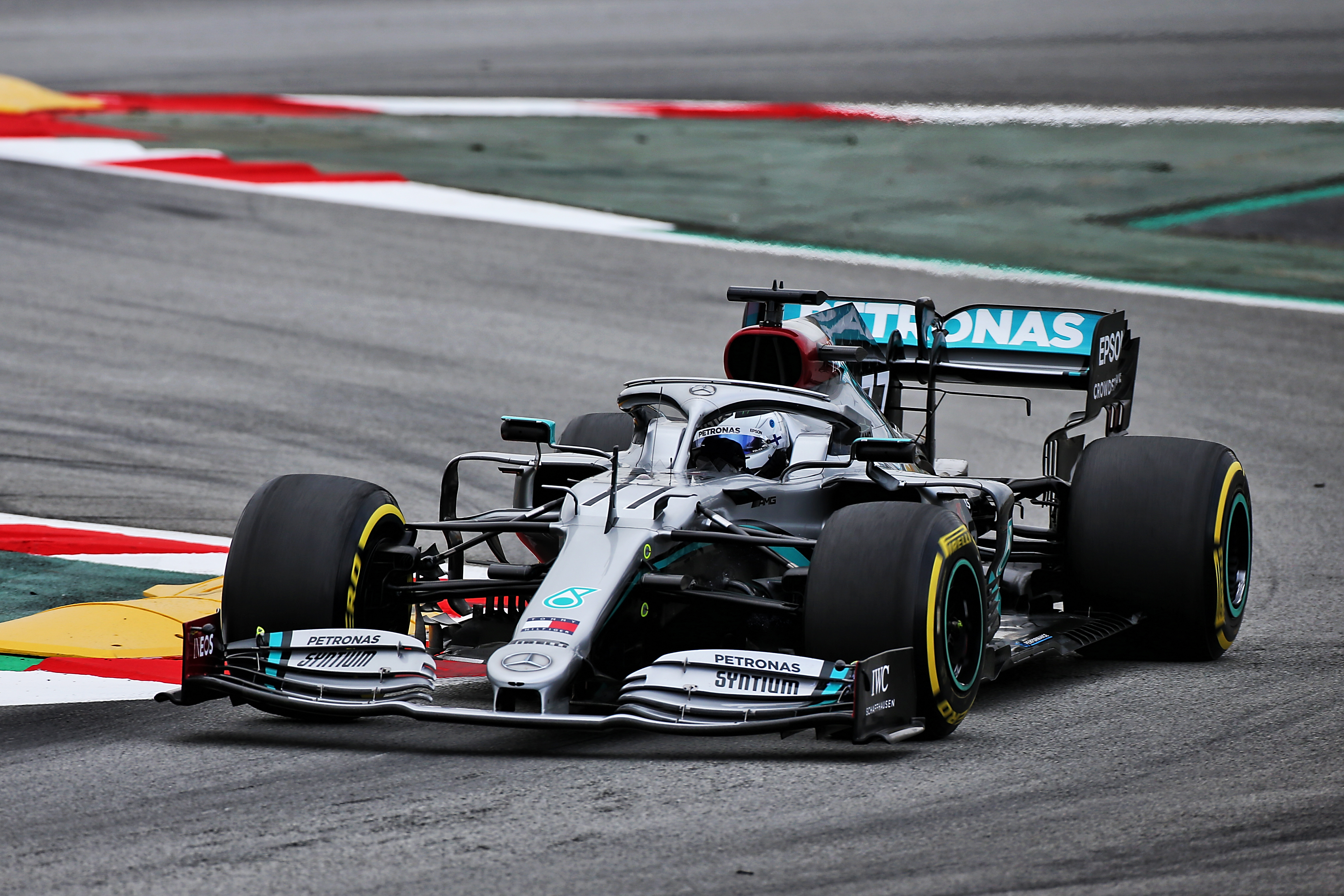 Valtteri Bottas Mercedes Barcelona F1 testing 2020