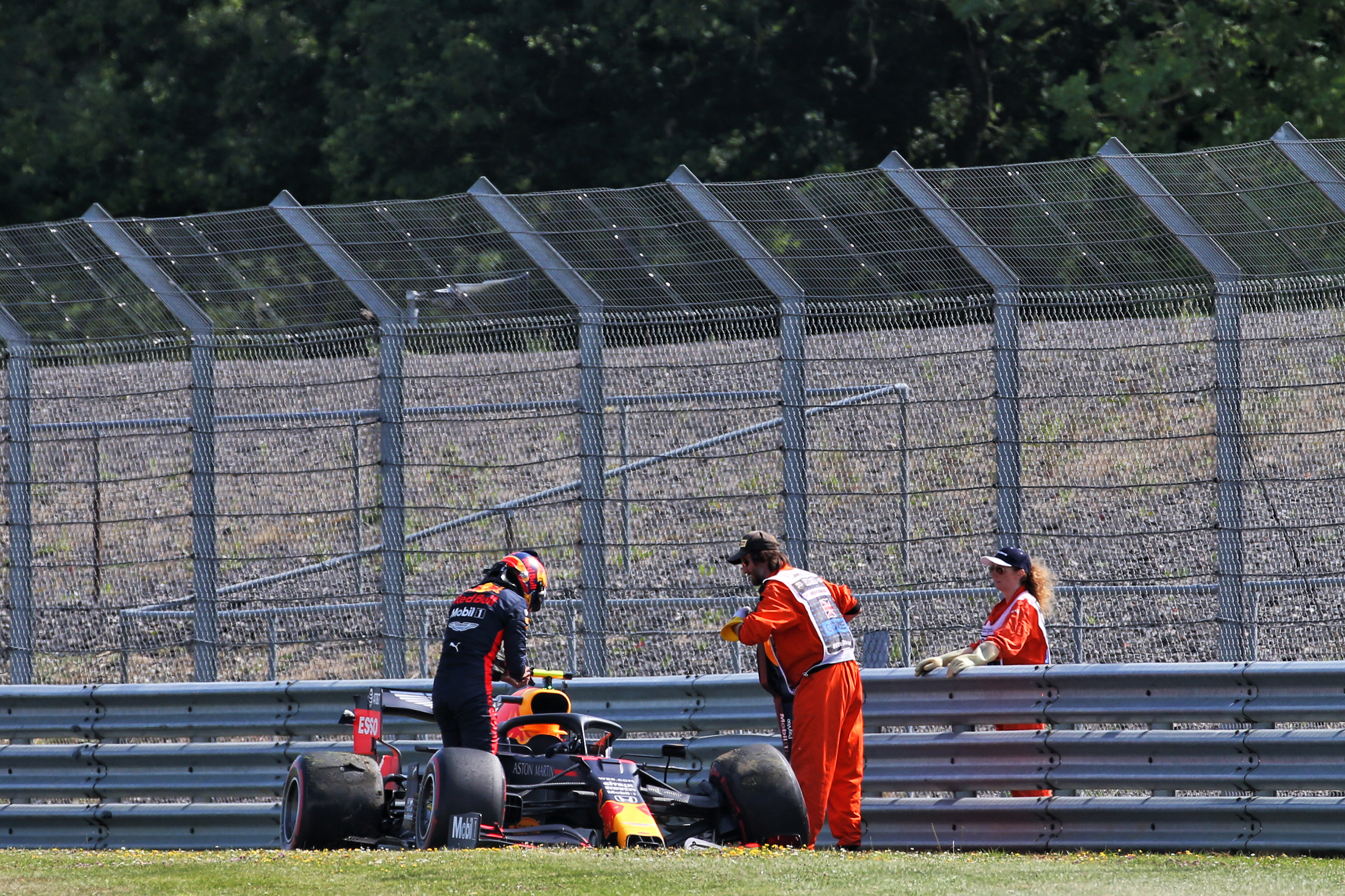 Alex Albon crash British Grand Prix practice 2020 Silverstone