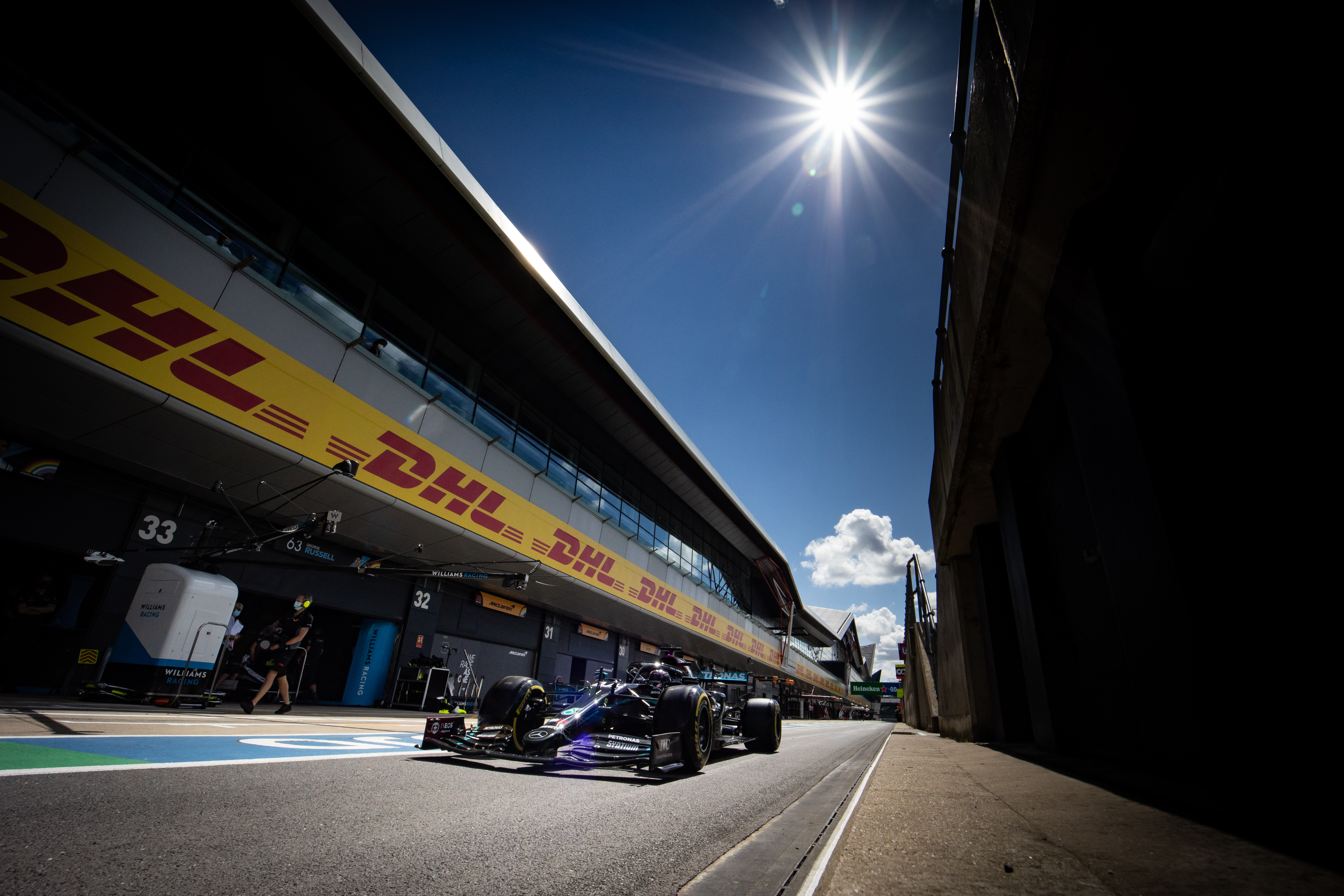 Lewis Hamilton Mercedes Silverstone 2020