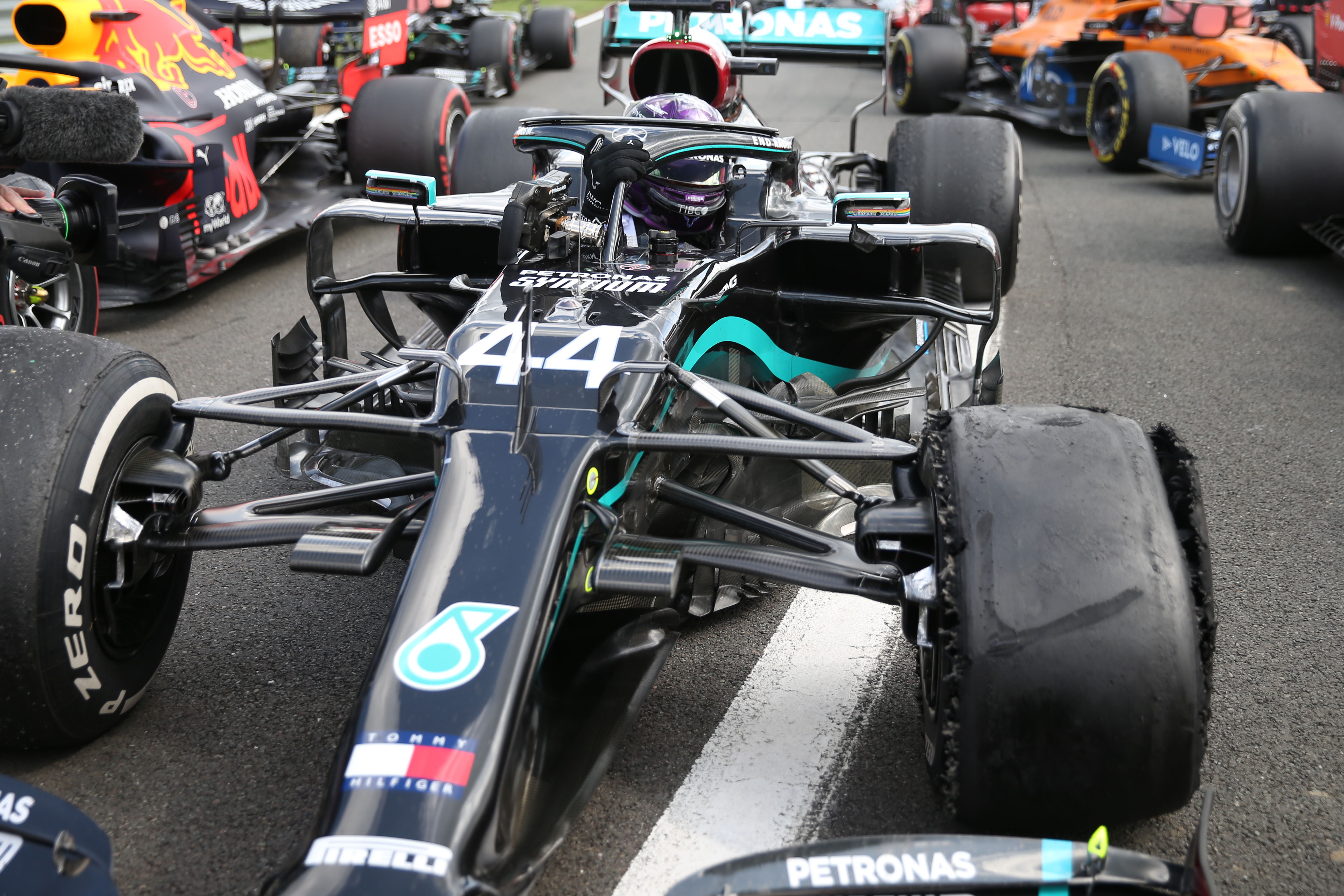 Motor Racing Formula One World Championship British Grand Prix Race Day Silverstone, England