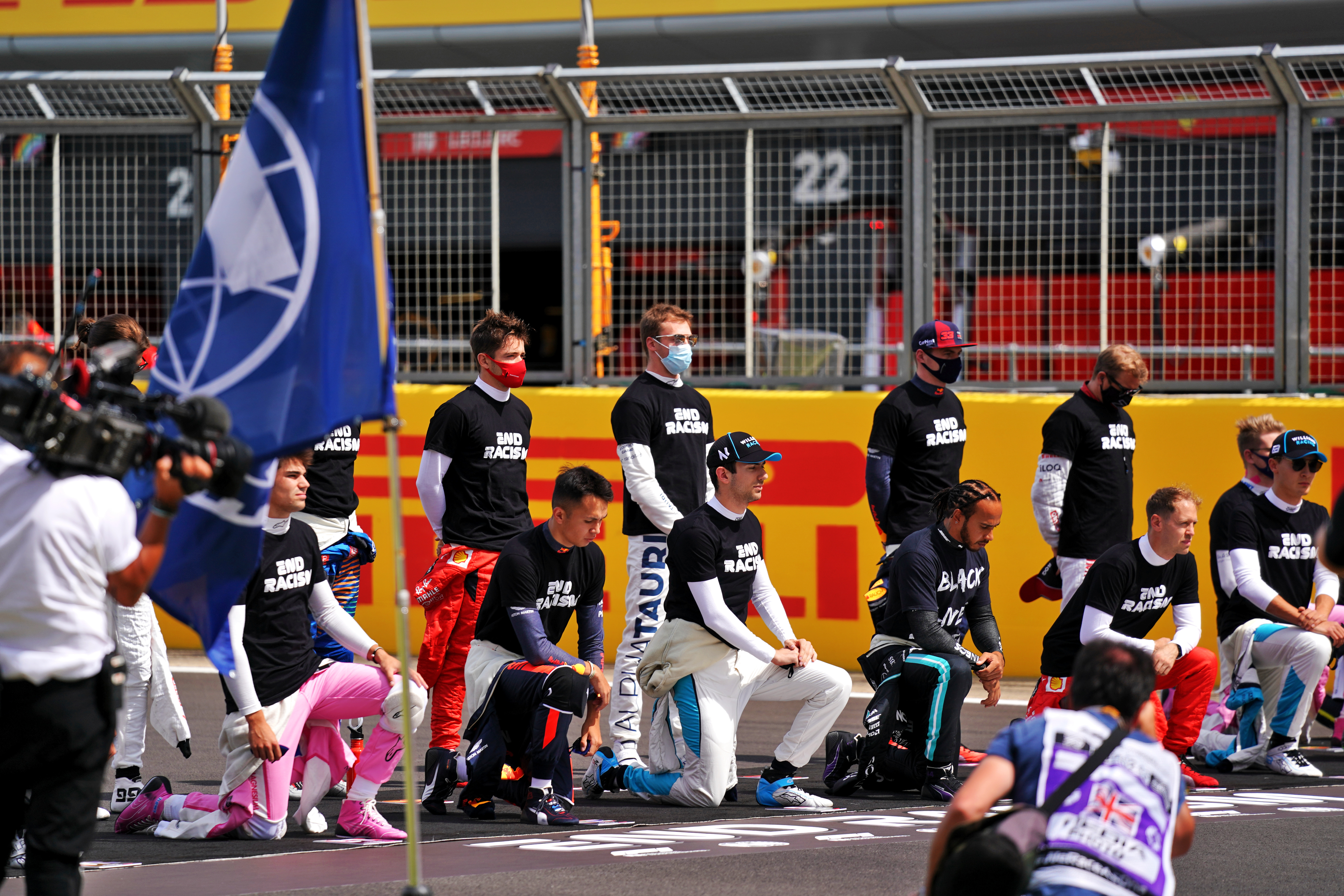 F1 drivers against racism