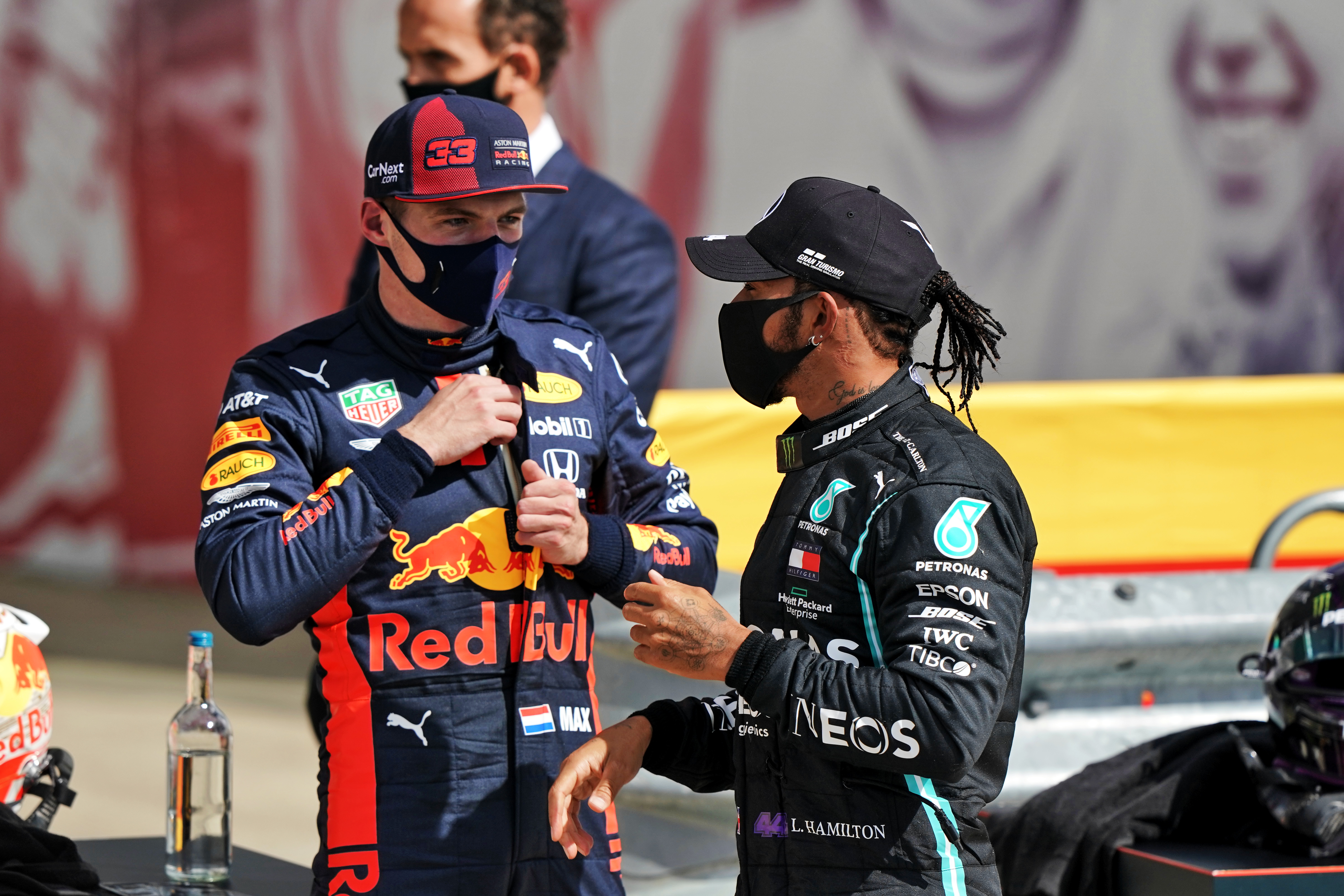 Max Verstappen Lewis Hamilton F1 Silverstone 2020