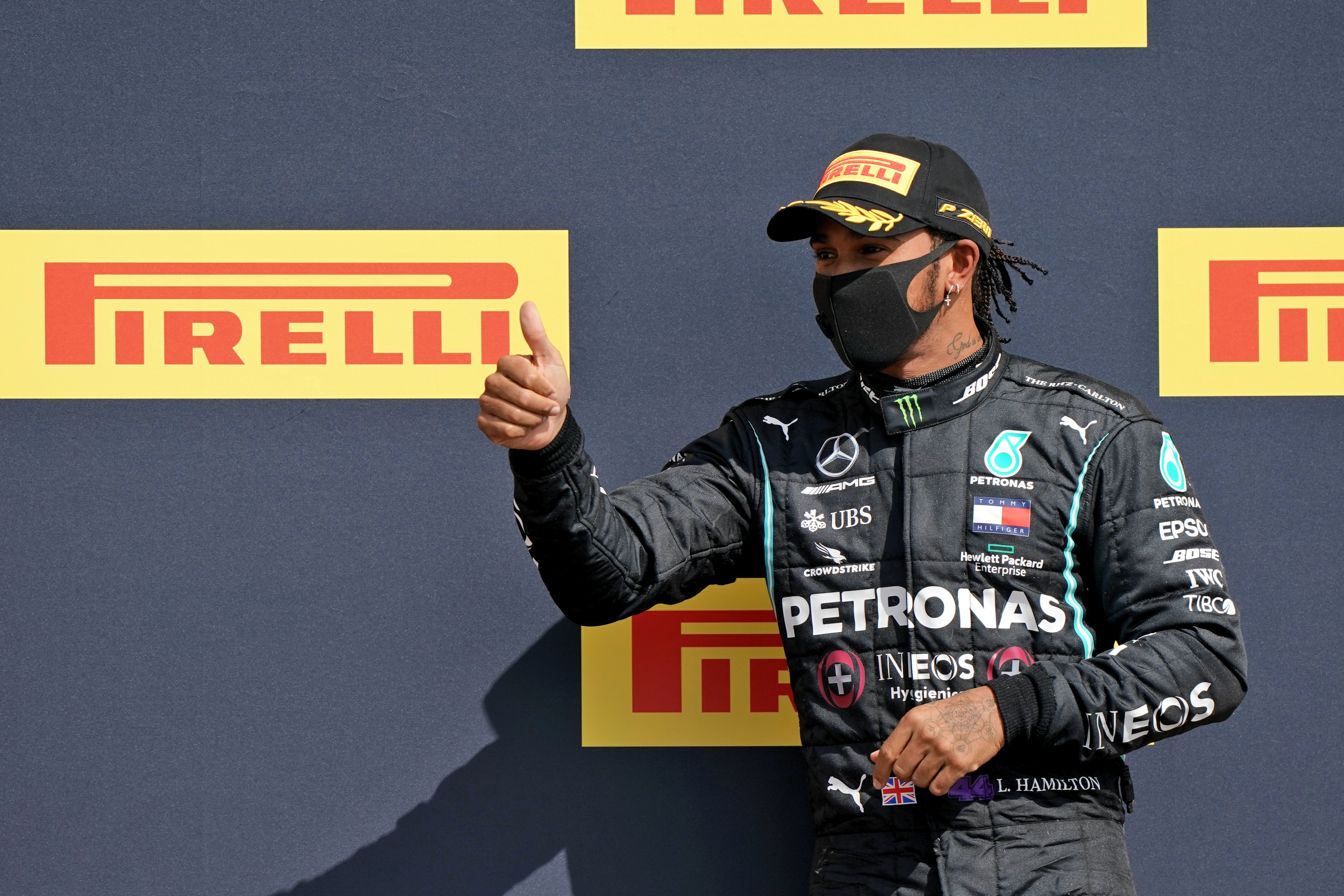 Lewis Hamilton Mercedes F1 Silverstone 2020