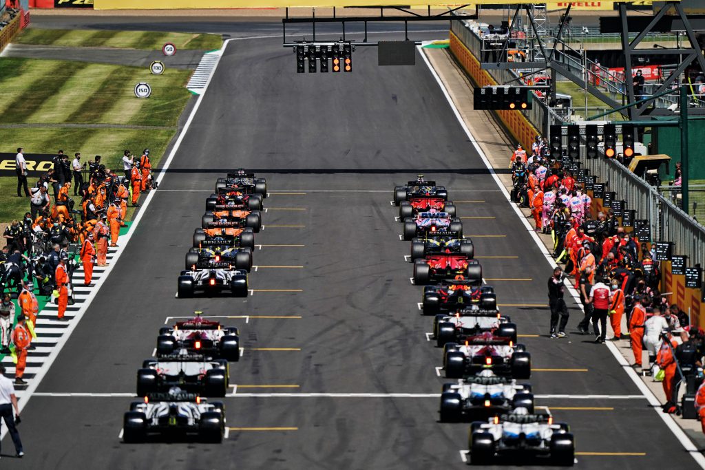 Silverstone F1 grid