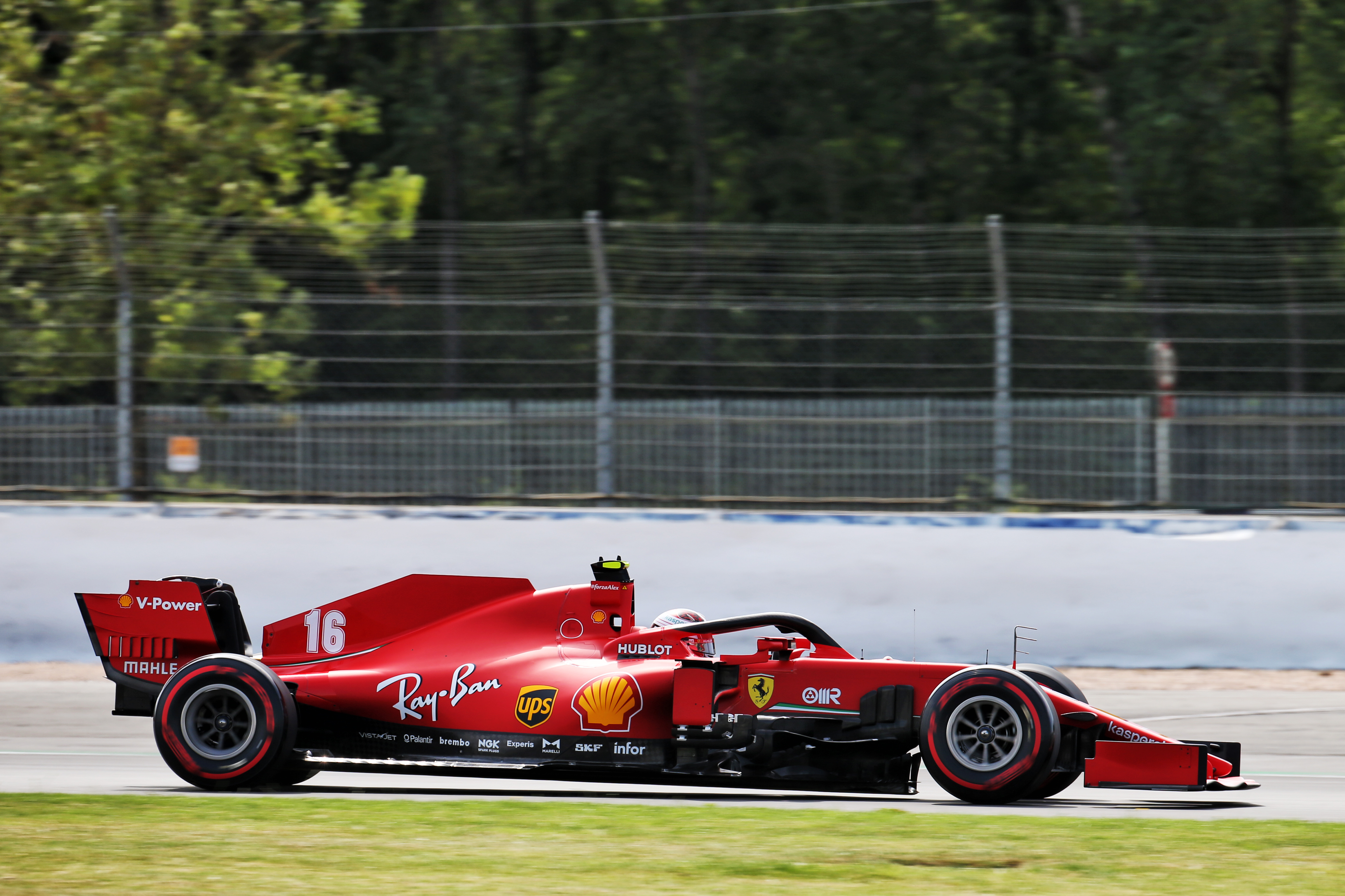 Charles Leclerc Ferrari Silverstone 2020