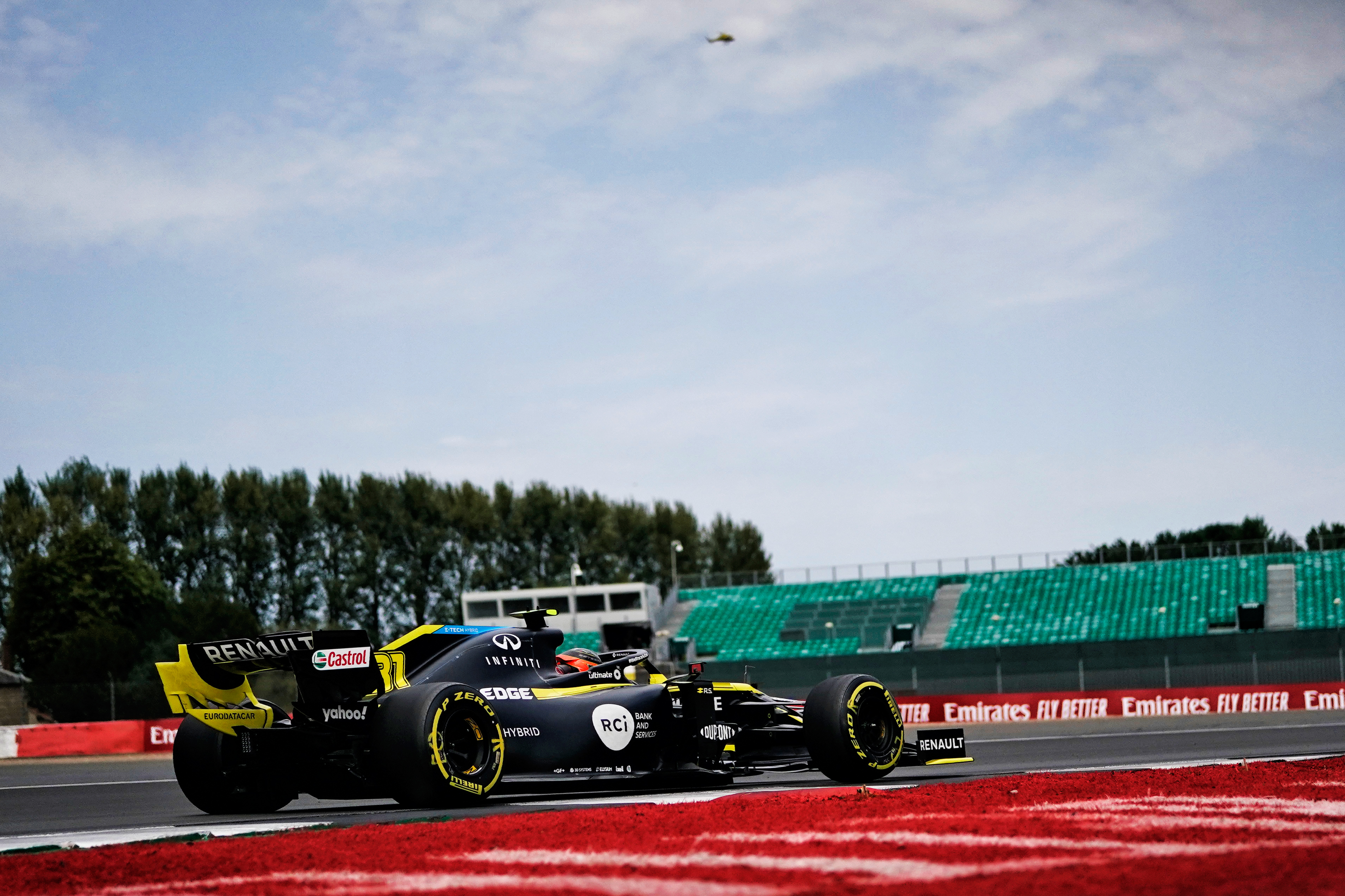 Esteban Ocon Renault Silverstone 2020