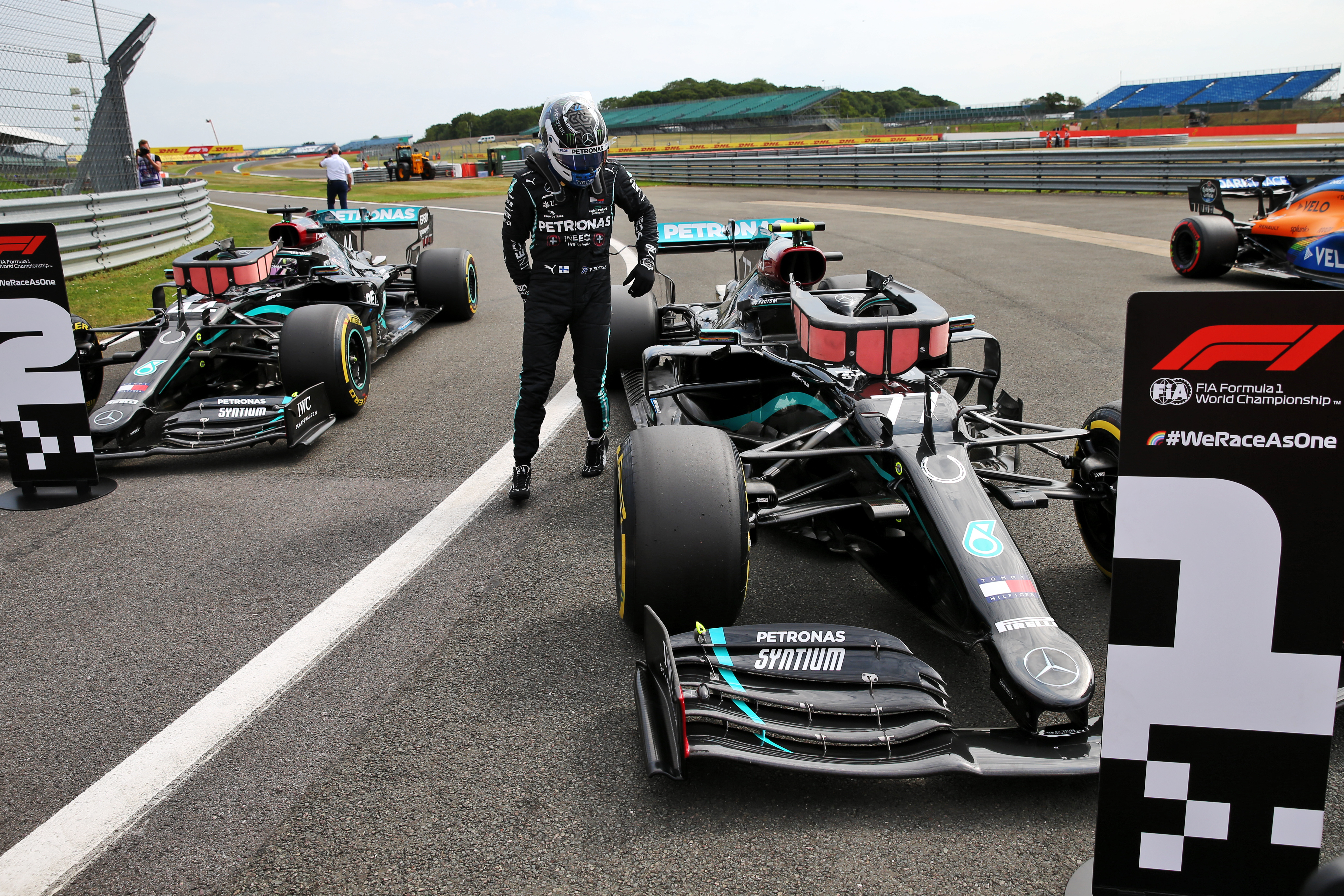 Motor Racing Formula One World Championship 70th Anniversary Grand Prix Qualifying Day Silverstone, England