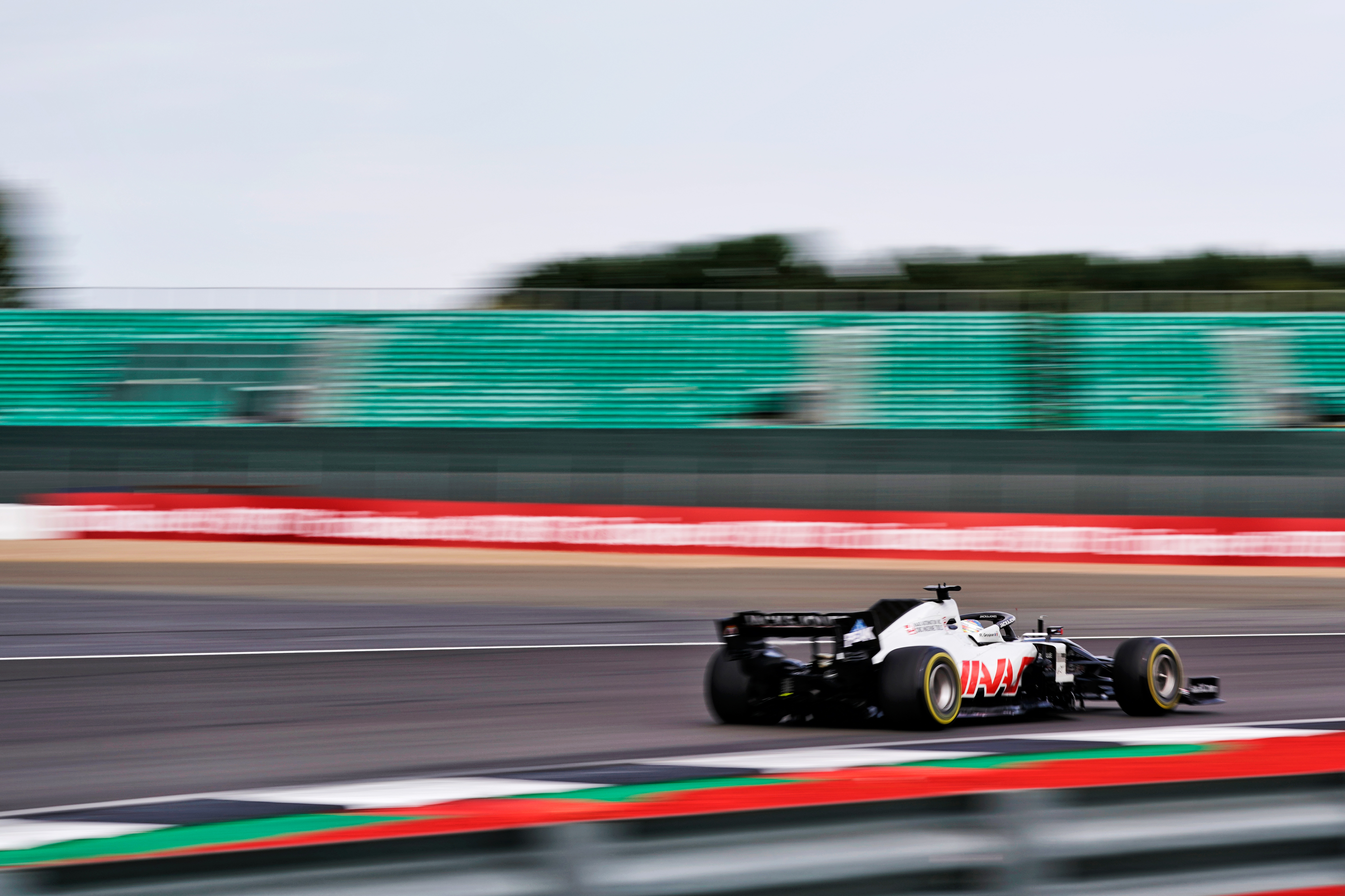 Romain Grosjean Haas Silverstone 2020