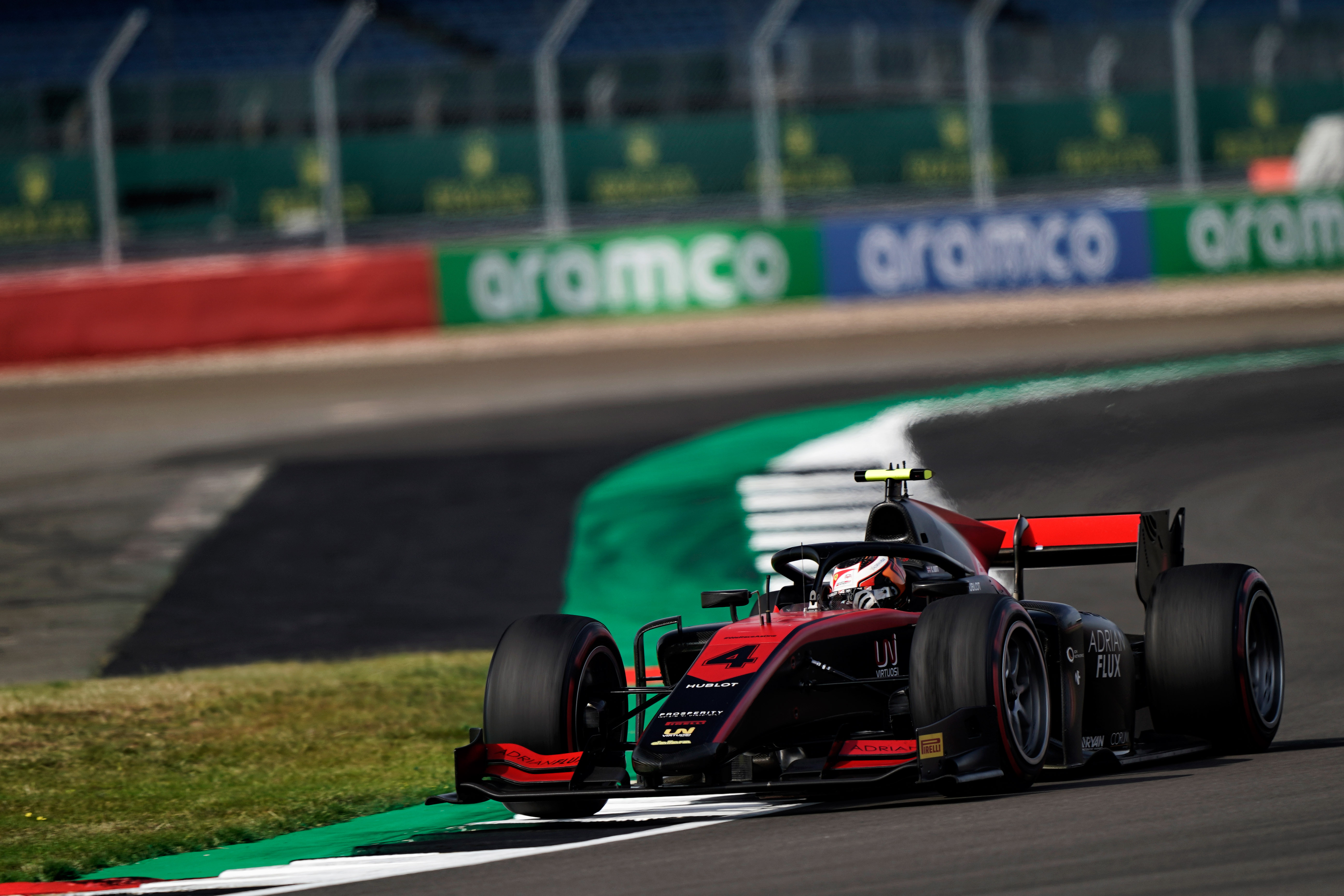 Motor Racing Fia Formula 2 Championship Saturday Silverstone, England