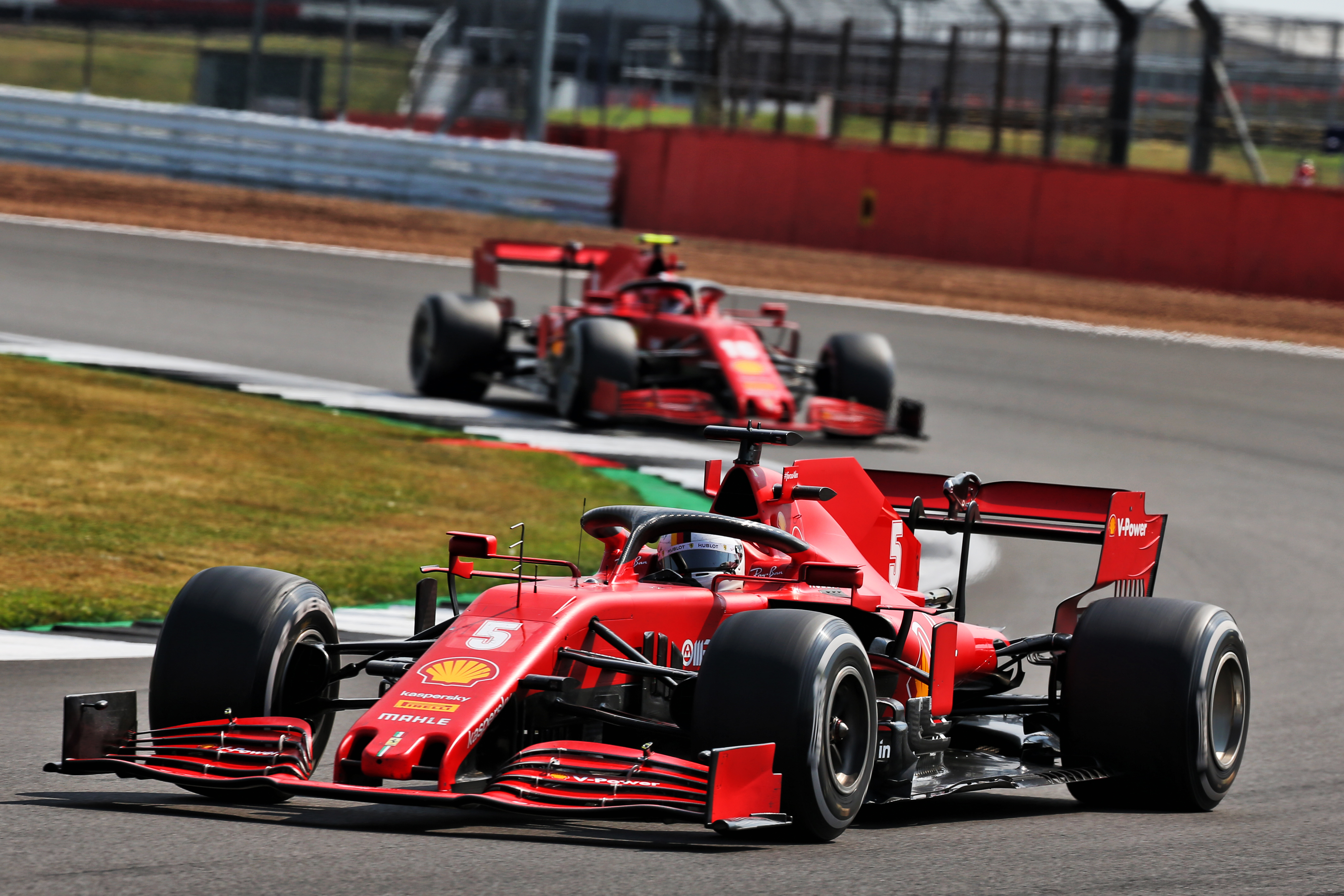 Sebastian Vettel Ferrari Silverstone 2020