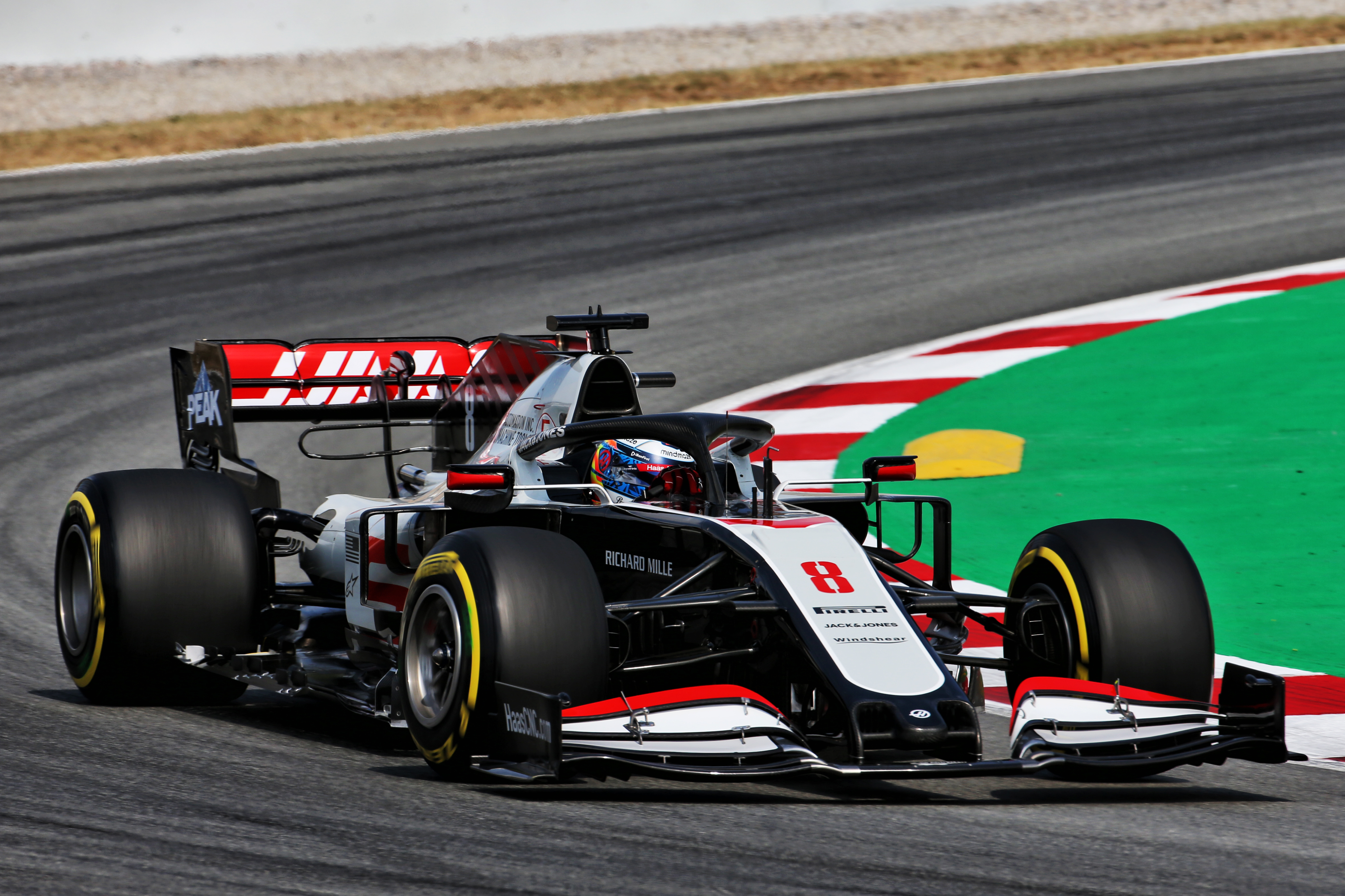 Romain Grosjean Haas Spanish Grand Prix 2020 Barcelona