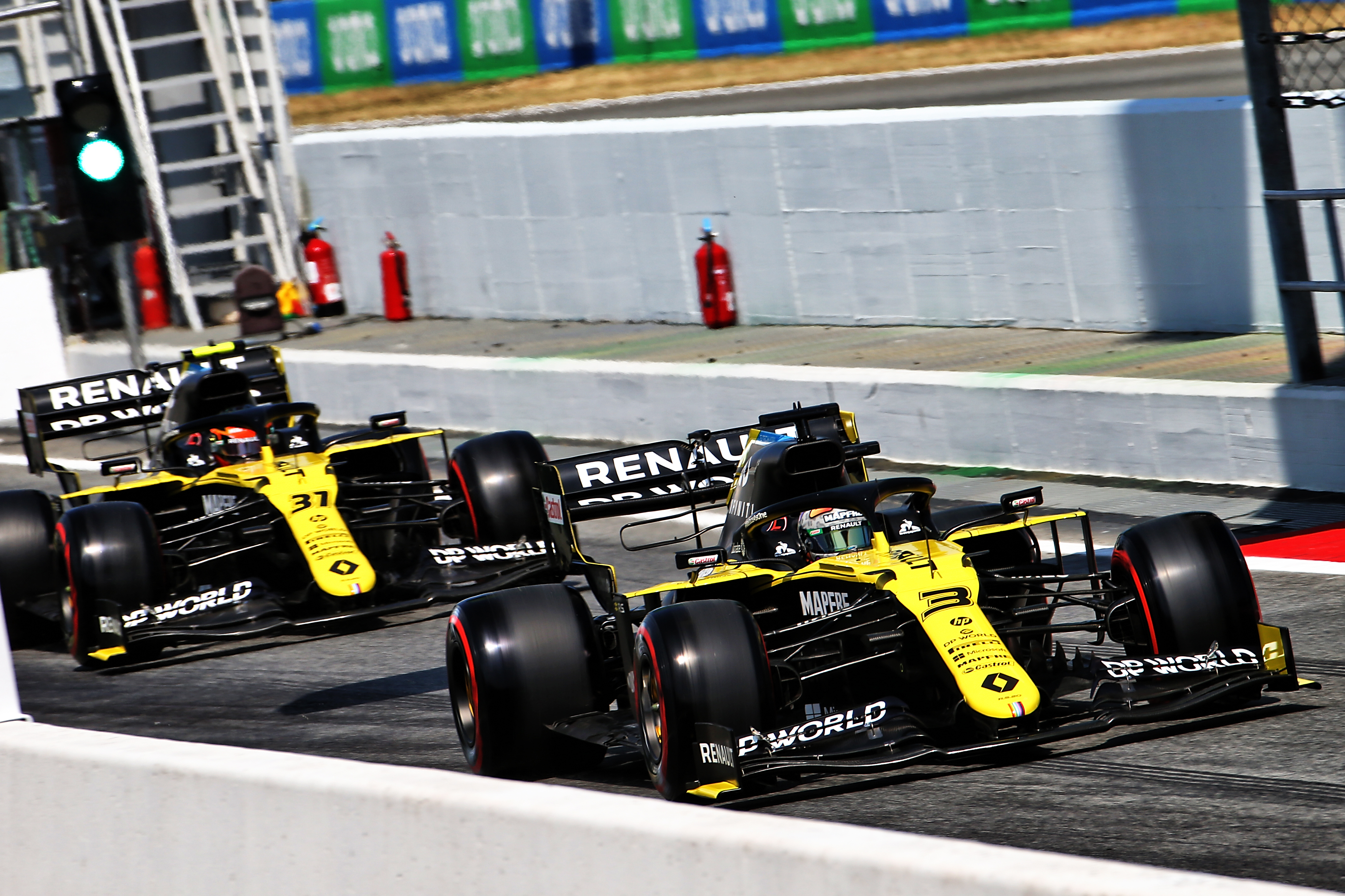 Daniel Ricciardo Esteban Ocon Renault Spanish Grand Prix 2020 Barcelona