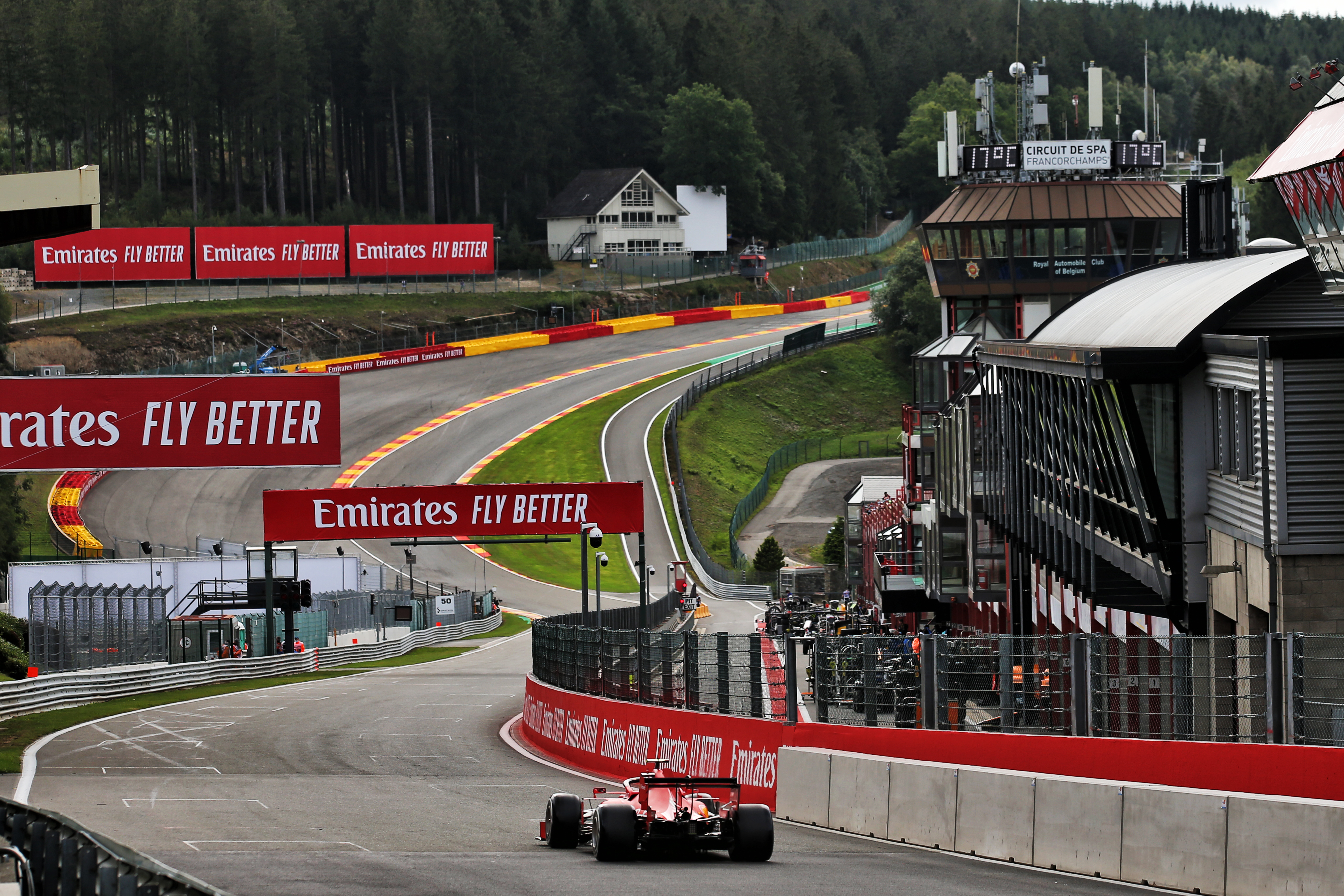 Charles Leclerc Ferrari Belgian Grand Prix 2020 Spa