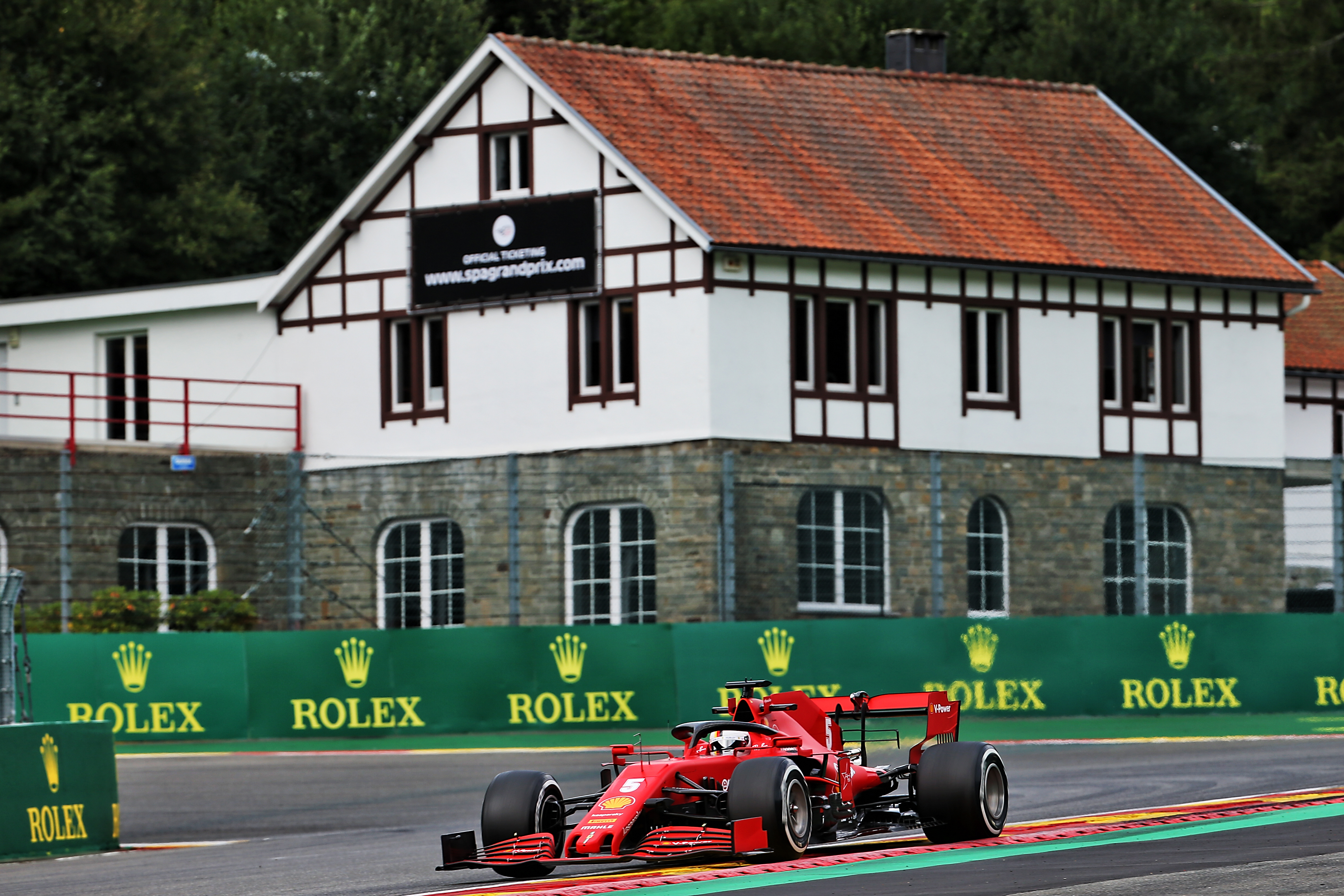 Sebastian Vettel Ferrari Belgian Grand Prix Spa 2020