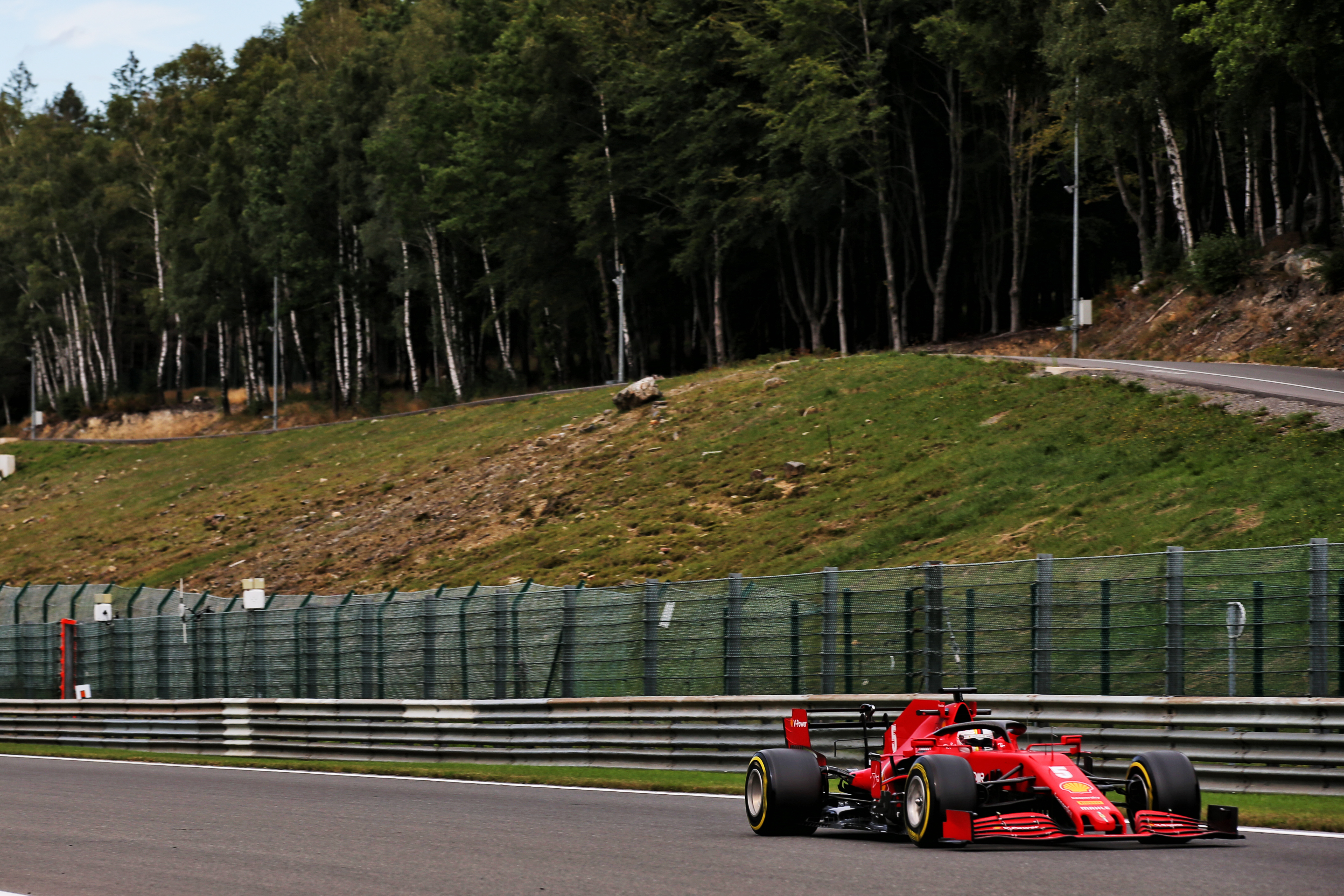 Sebastian Vettel Ferrari Belgian Grand Prix 2020 Spa