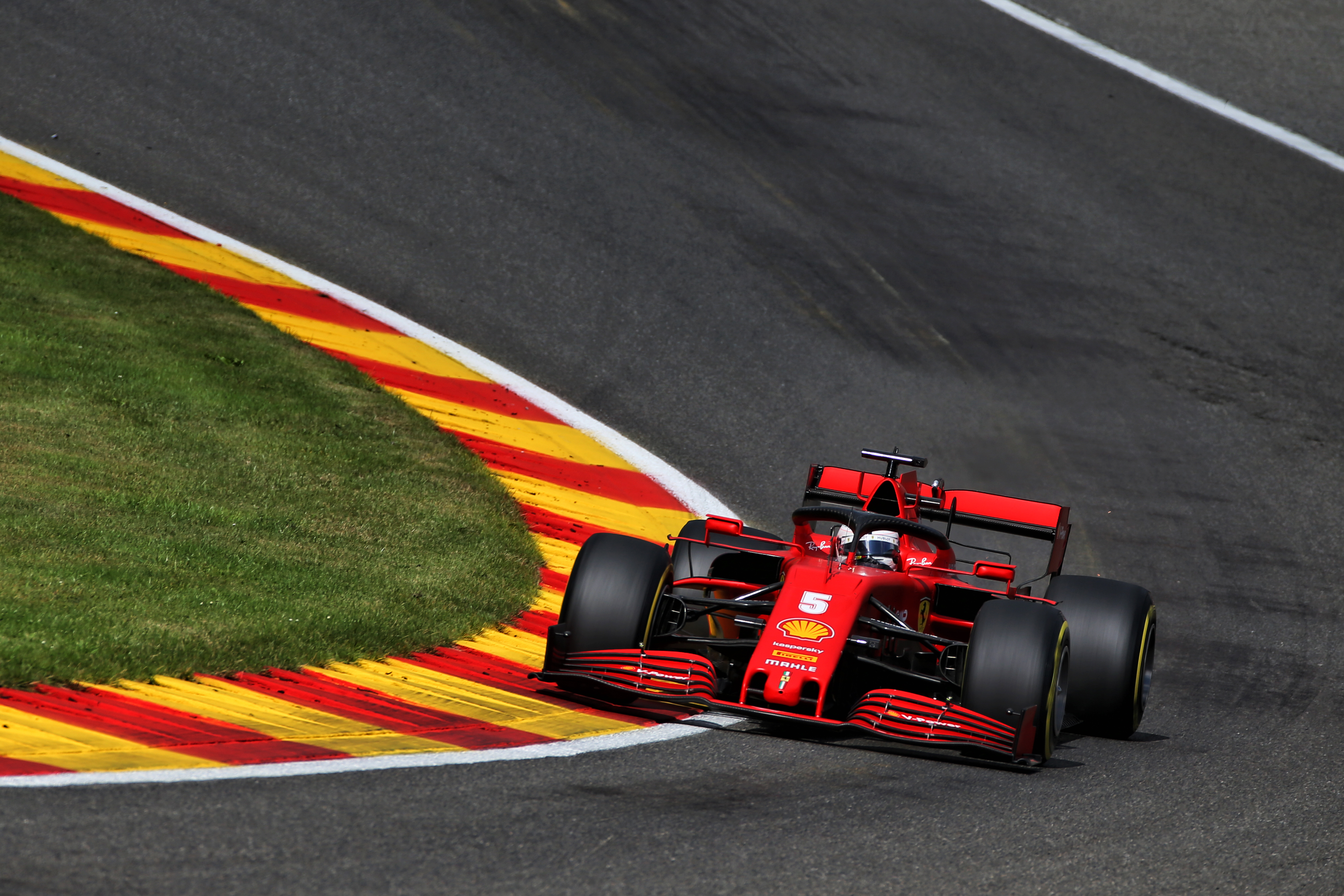 Sebastian Vettel Ferrari F1 2020 Belgian Grand Prix Spa