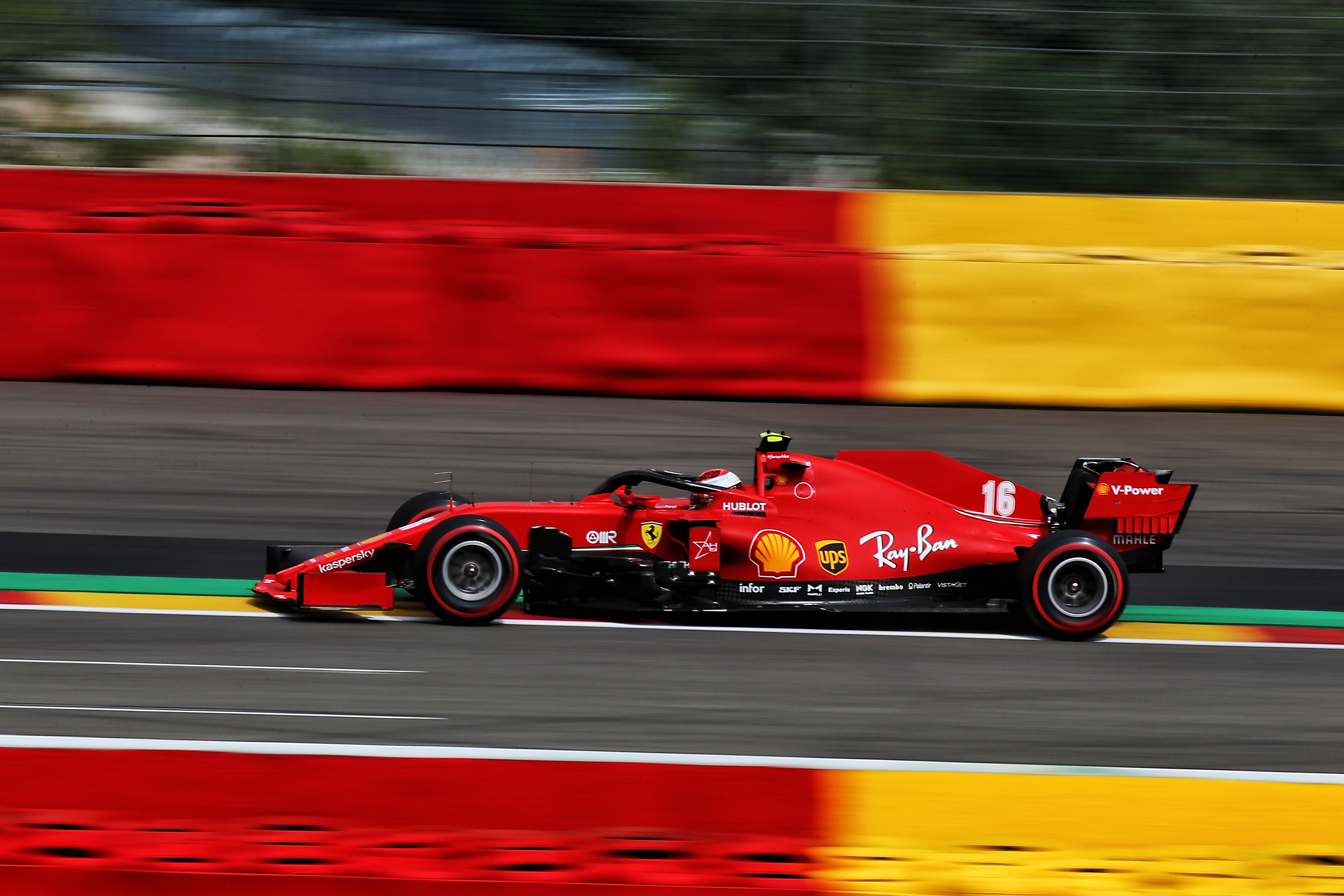 Charles Leclerc Ferrari F1 Spa 2020