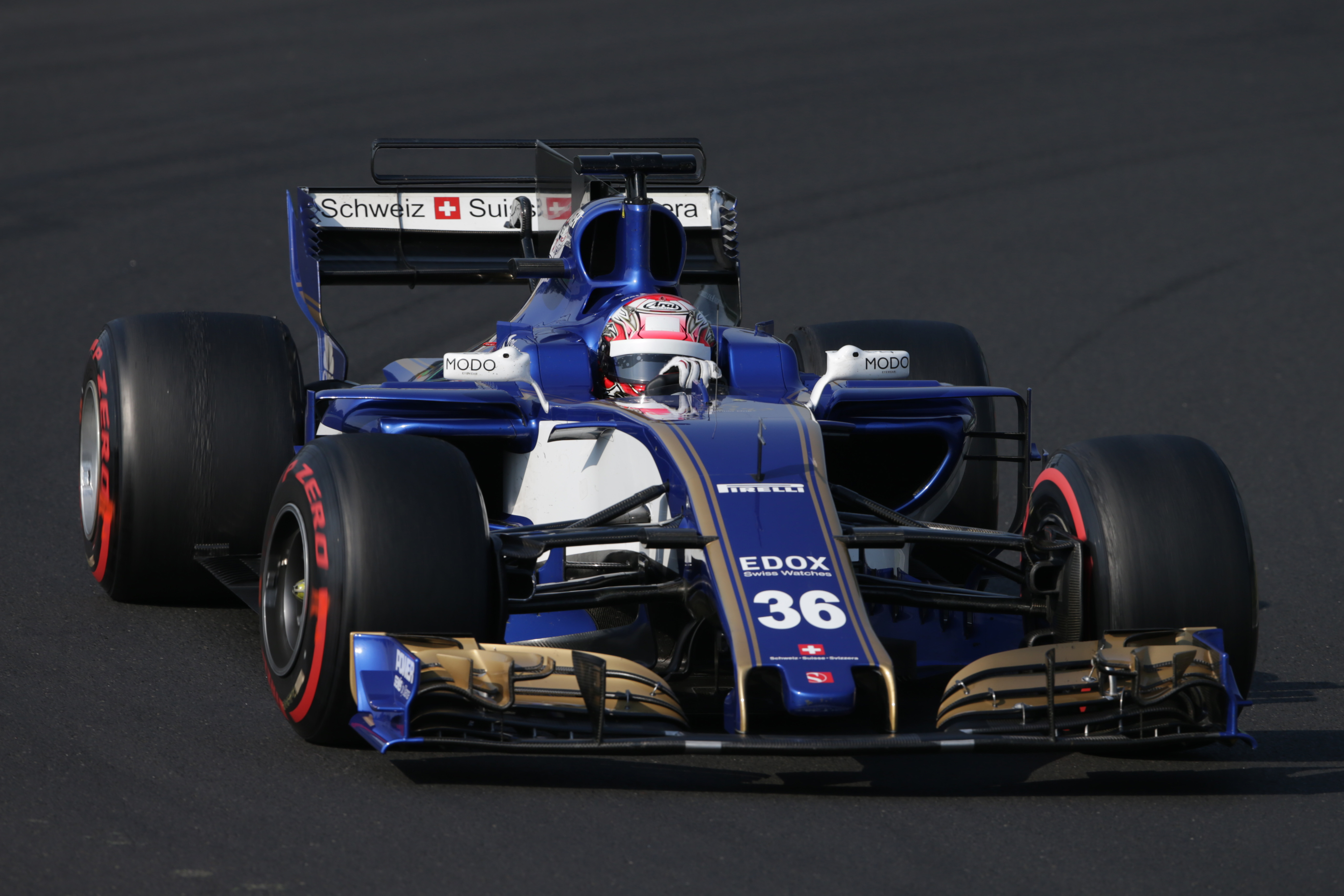 Nobuharu Matsushita Sauber Hungary F1 testing 2017