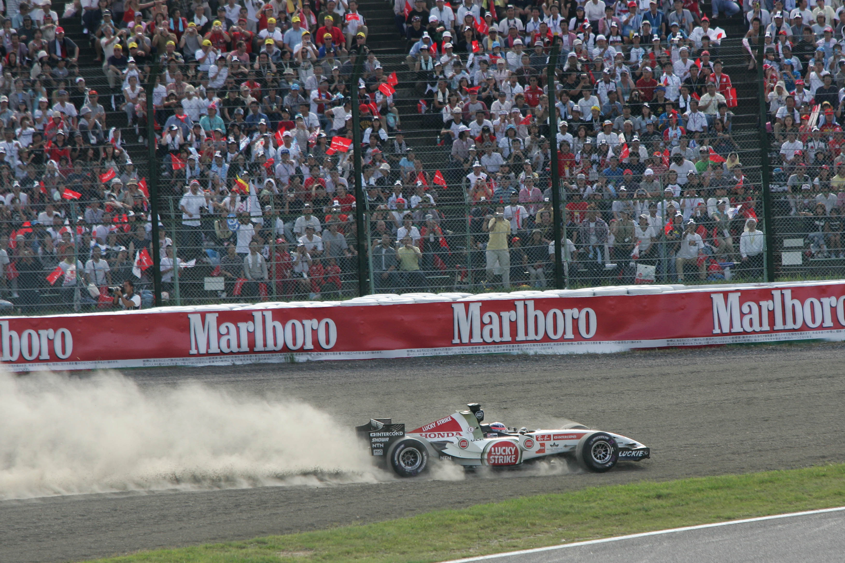 Takuma Sato off BAR Japanese Grand Prix 2005 Suzuka