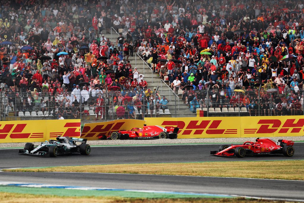 Sebastian Vettel crash F1 2018 German GP