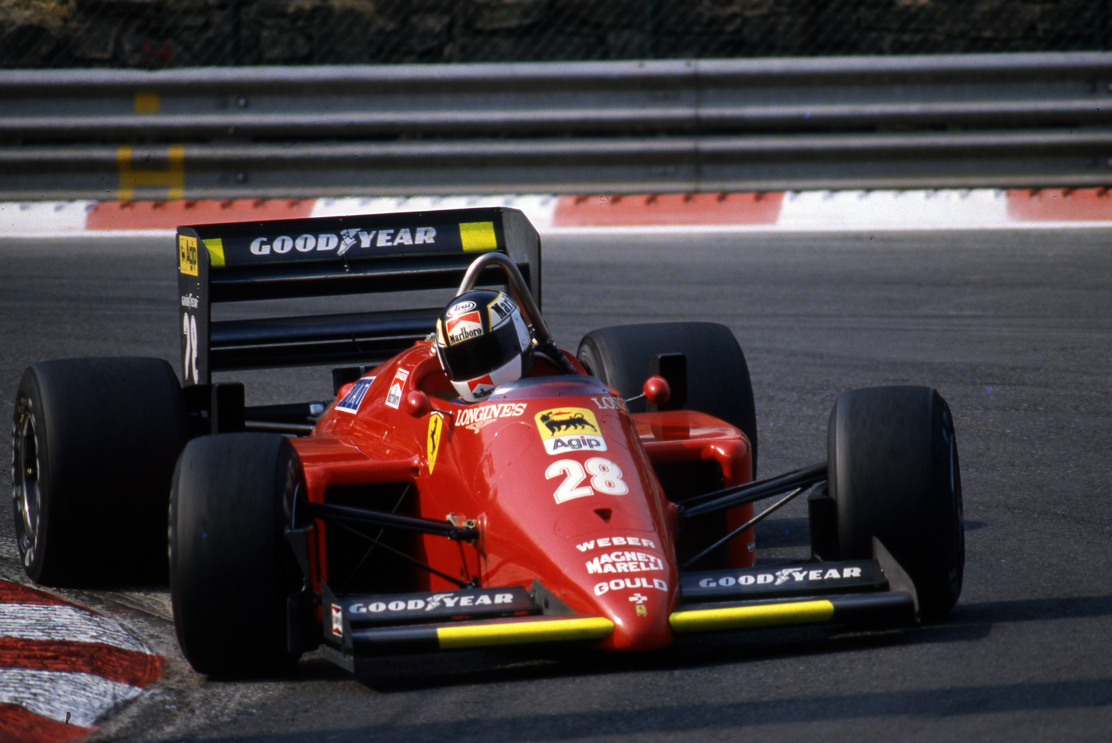 Stefan Johansson Ferrari Belgian Grand Prix 1985 Spa