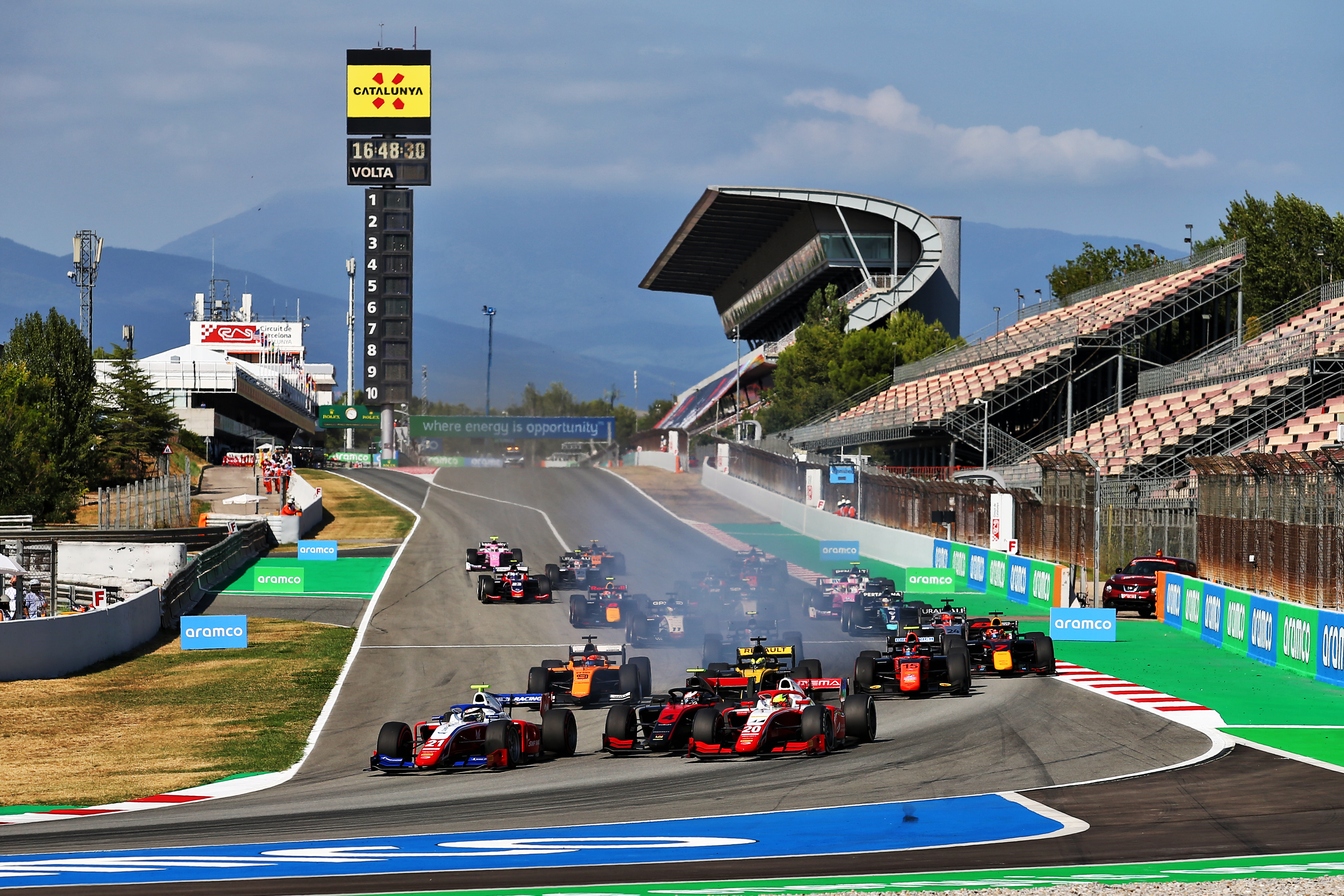 Motor Racing Fia Formula 2 Championship Saturday Barcelona, Spain