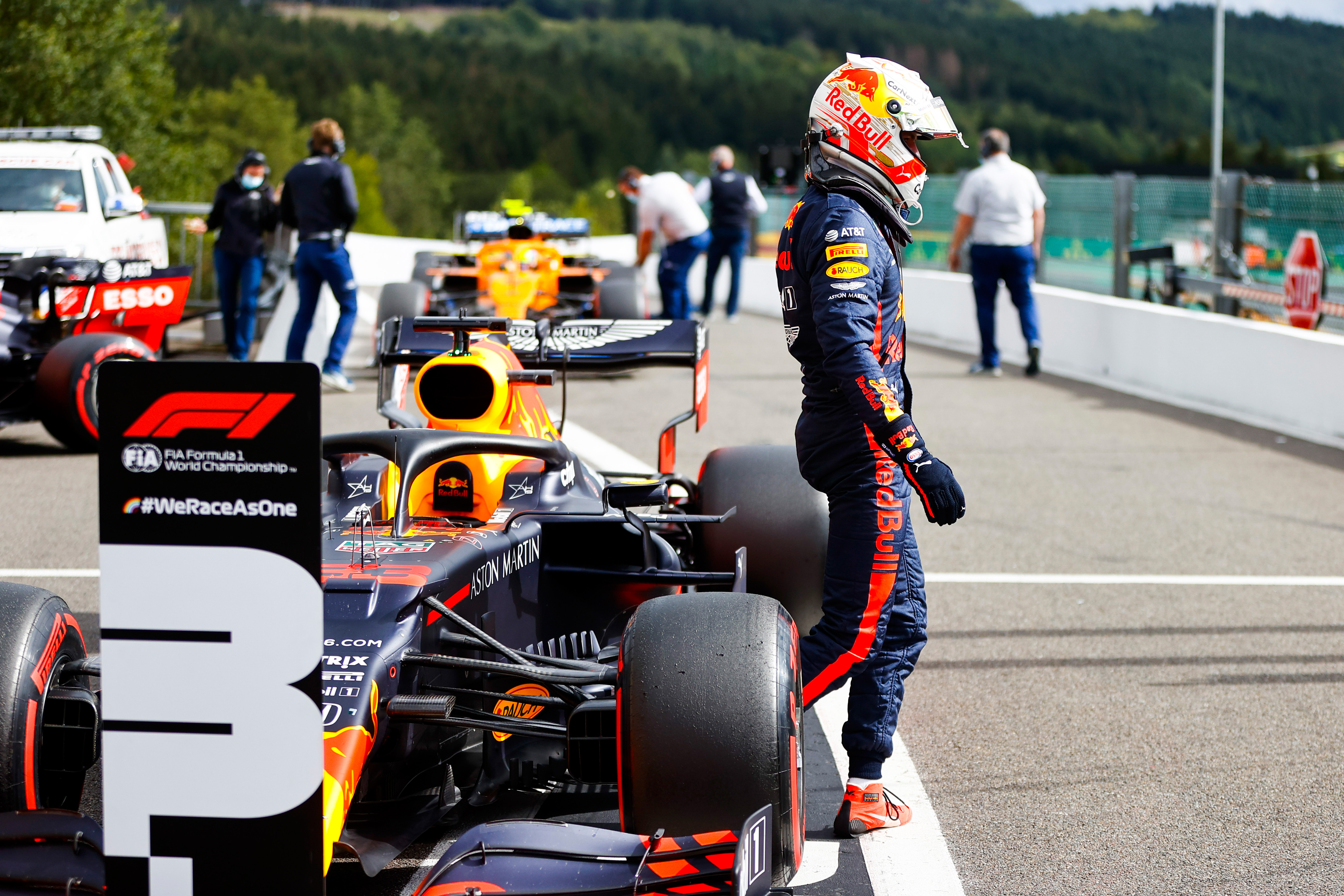 Motor Racing Formula One World Championship Belgian Grand Prix Qualifying Day Spa Francorchamps, Belgium