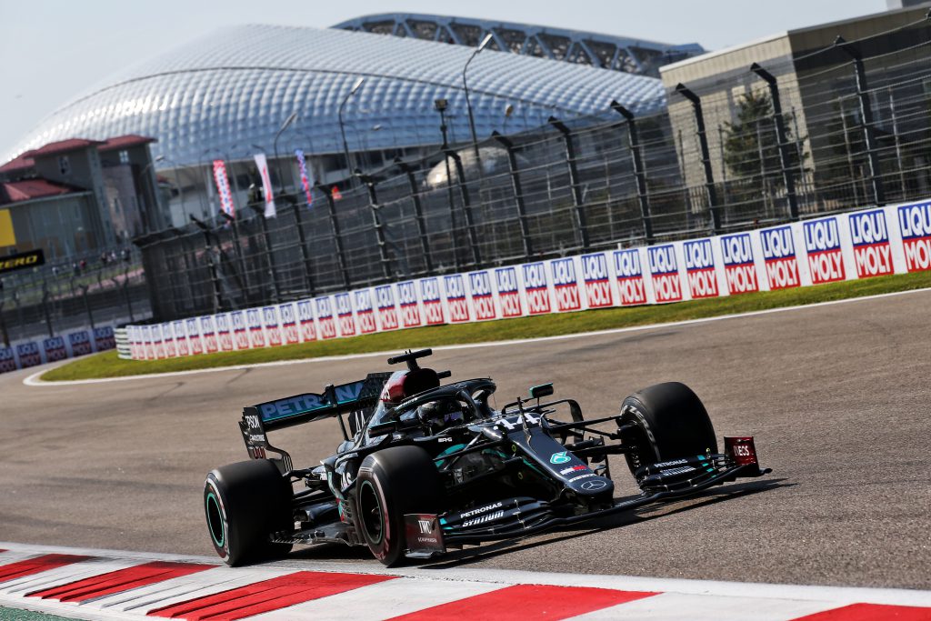 Hamilton quickest in third practice by nearly eight tenths