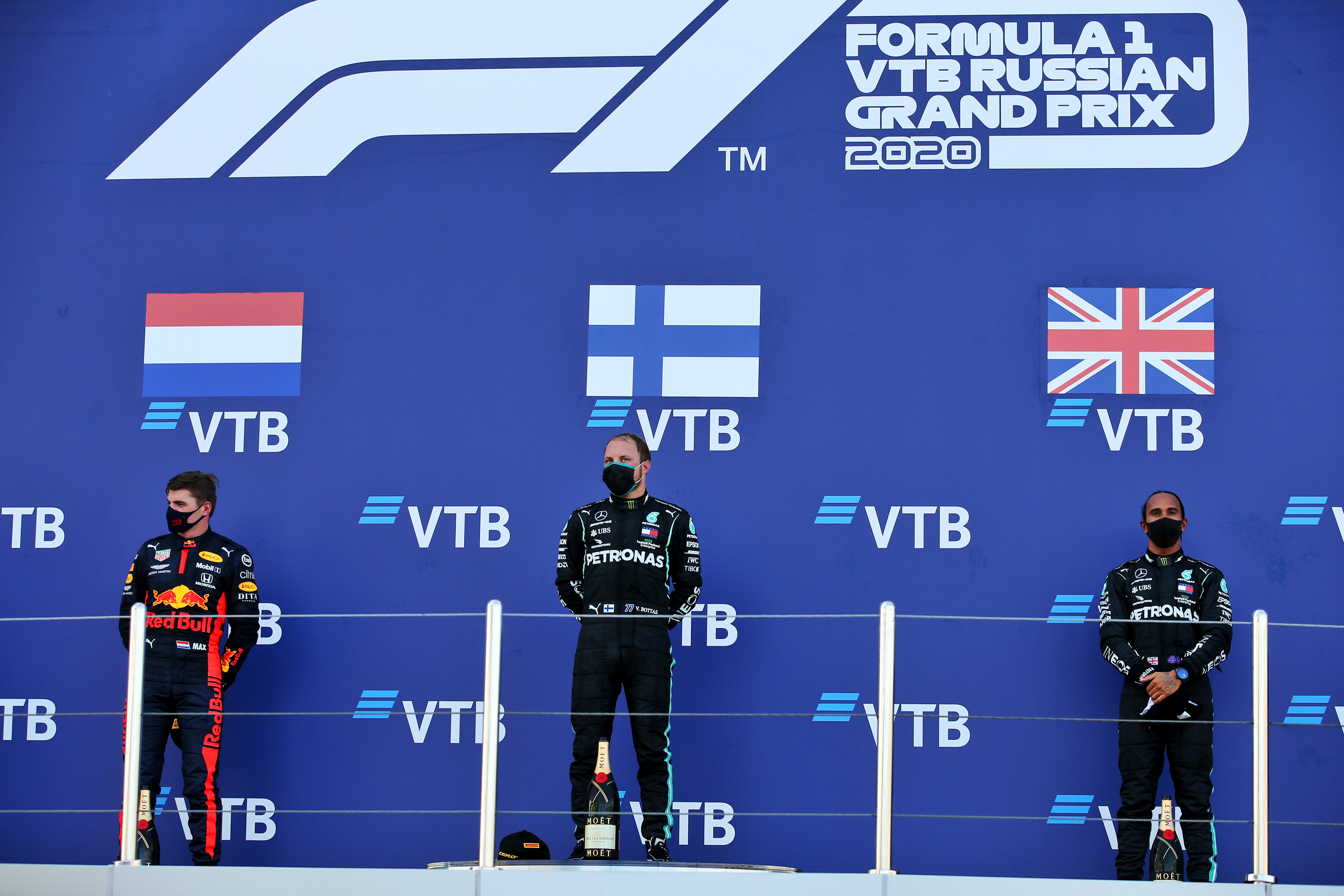 Russian Grand Prix podium 2020