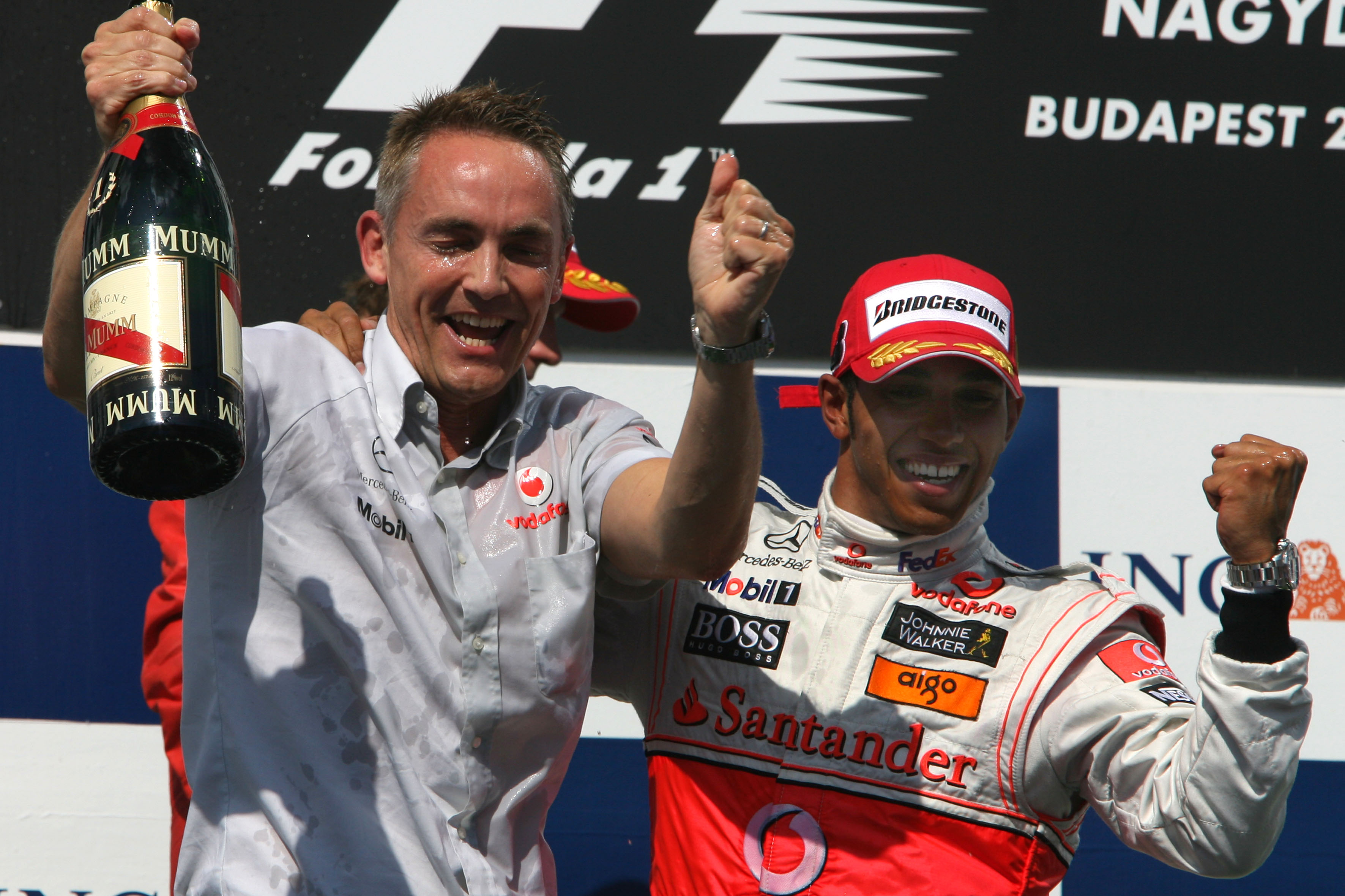 Martin Whitmarsh Lewis Hamilton 2009