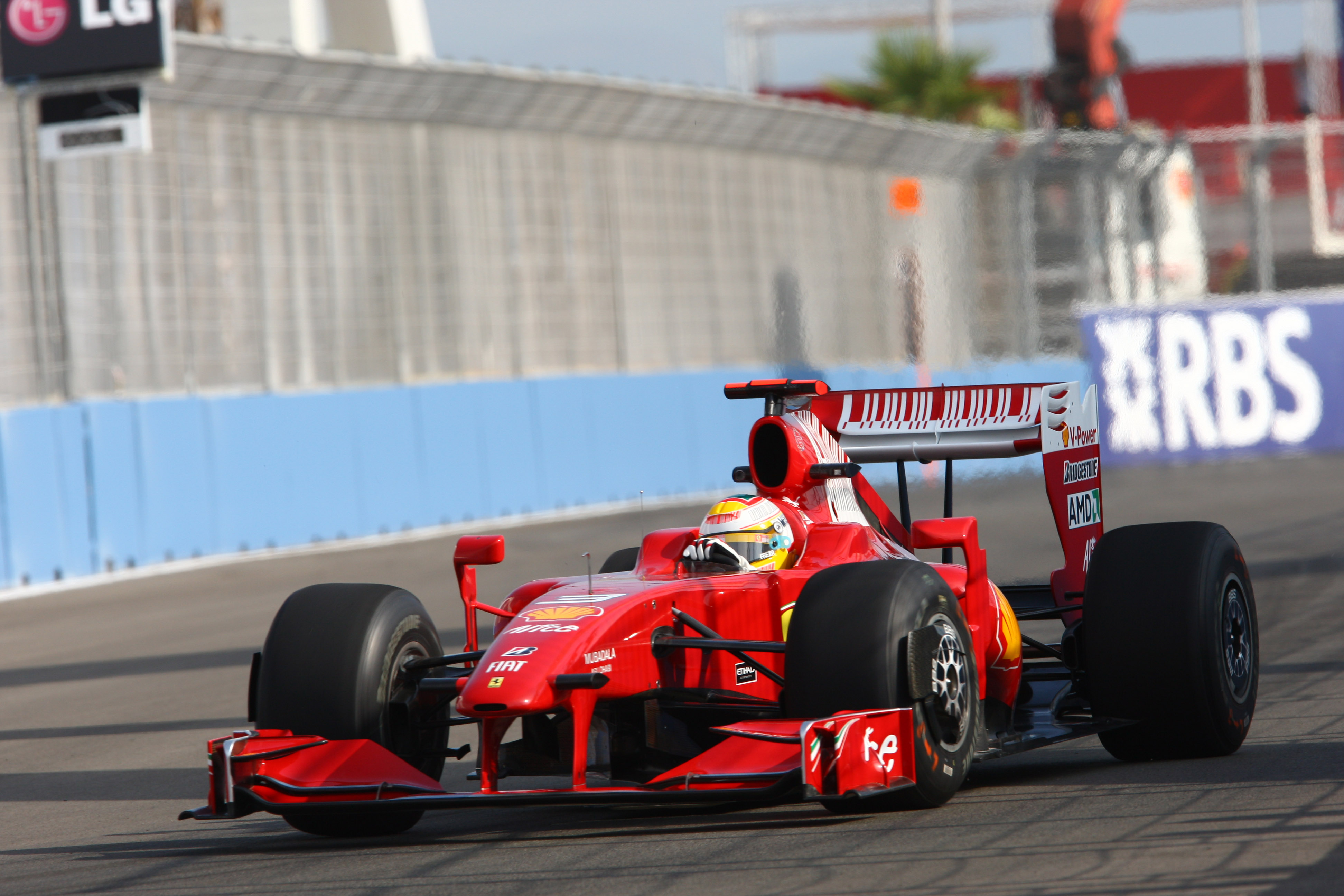 Luca Badoer Ferrari Valencia 2009