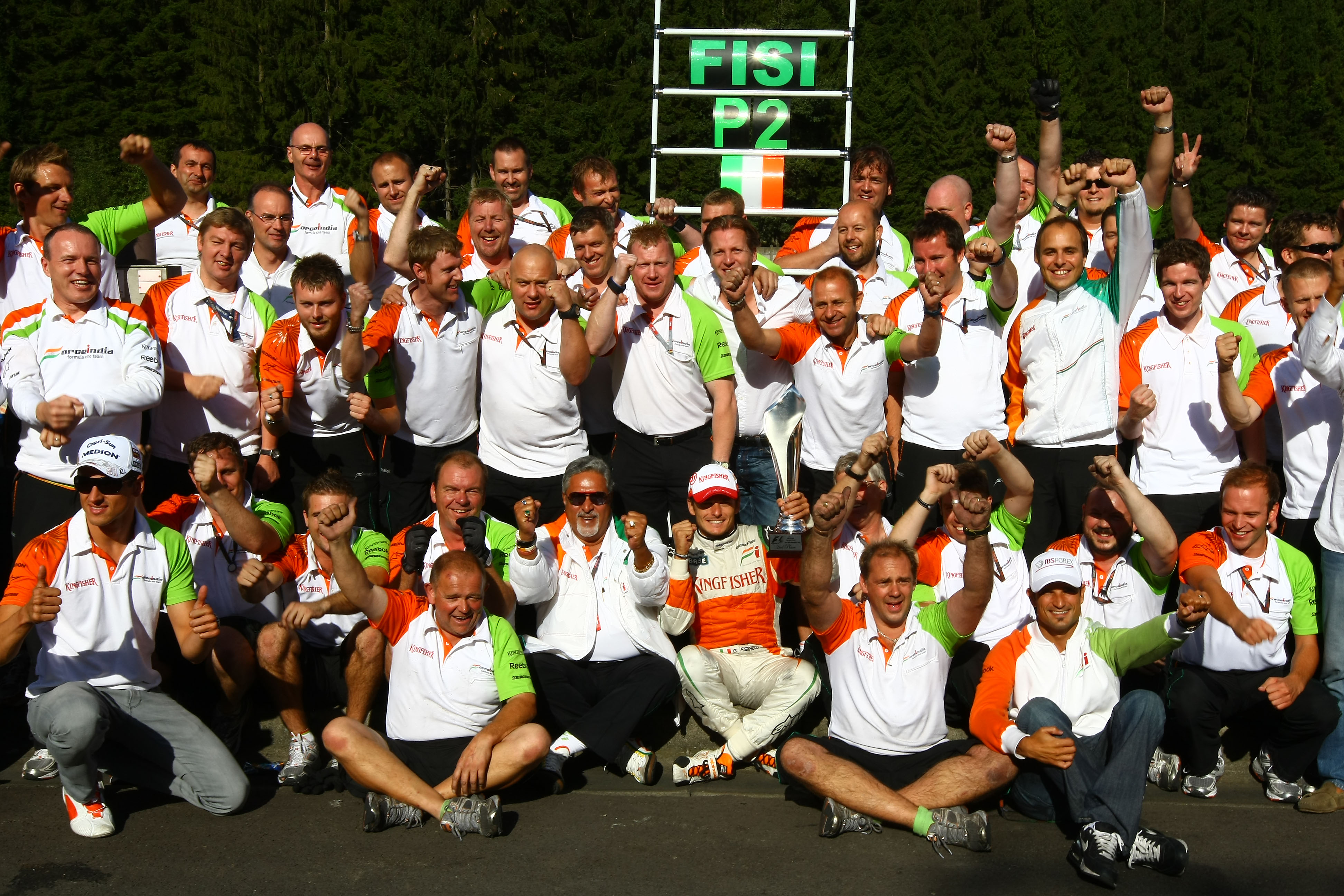 Formula 1 Grand Prix, Belgium, Sunday Podium