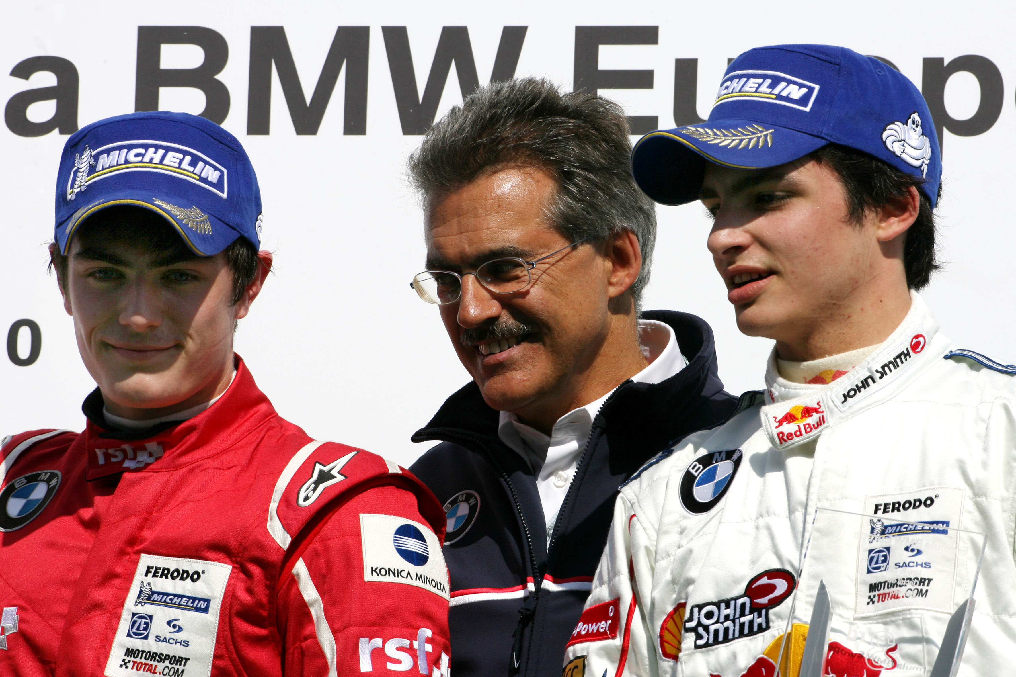 Formula Bmw Europe 2010, Rd 01 & 02, Barcelona, Spain, Saturday Podium