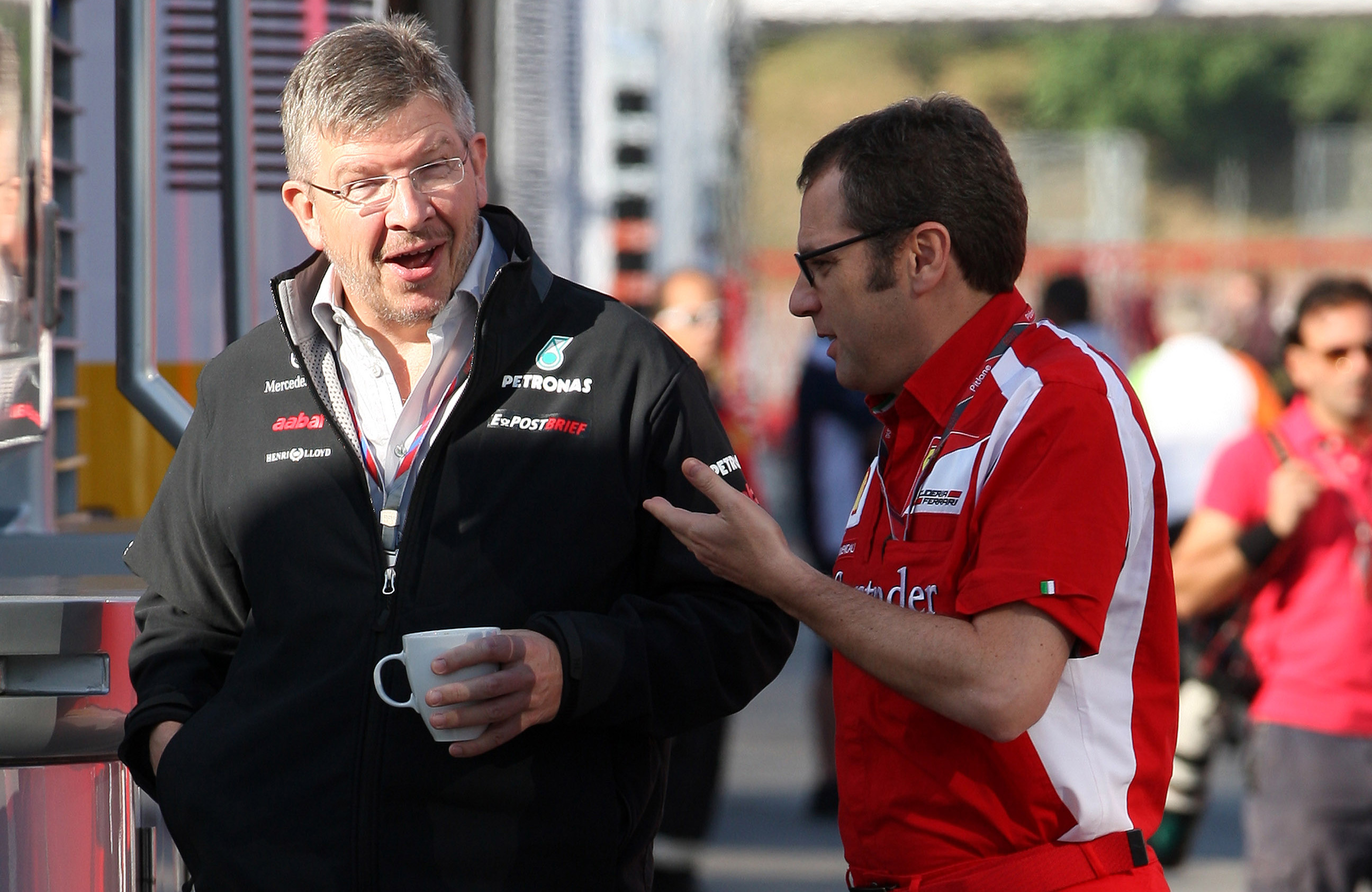 Ross Brawn Stefano Domenicali 2011