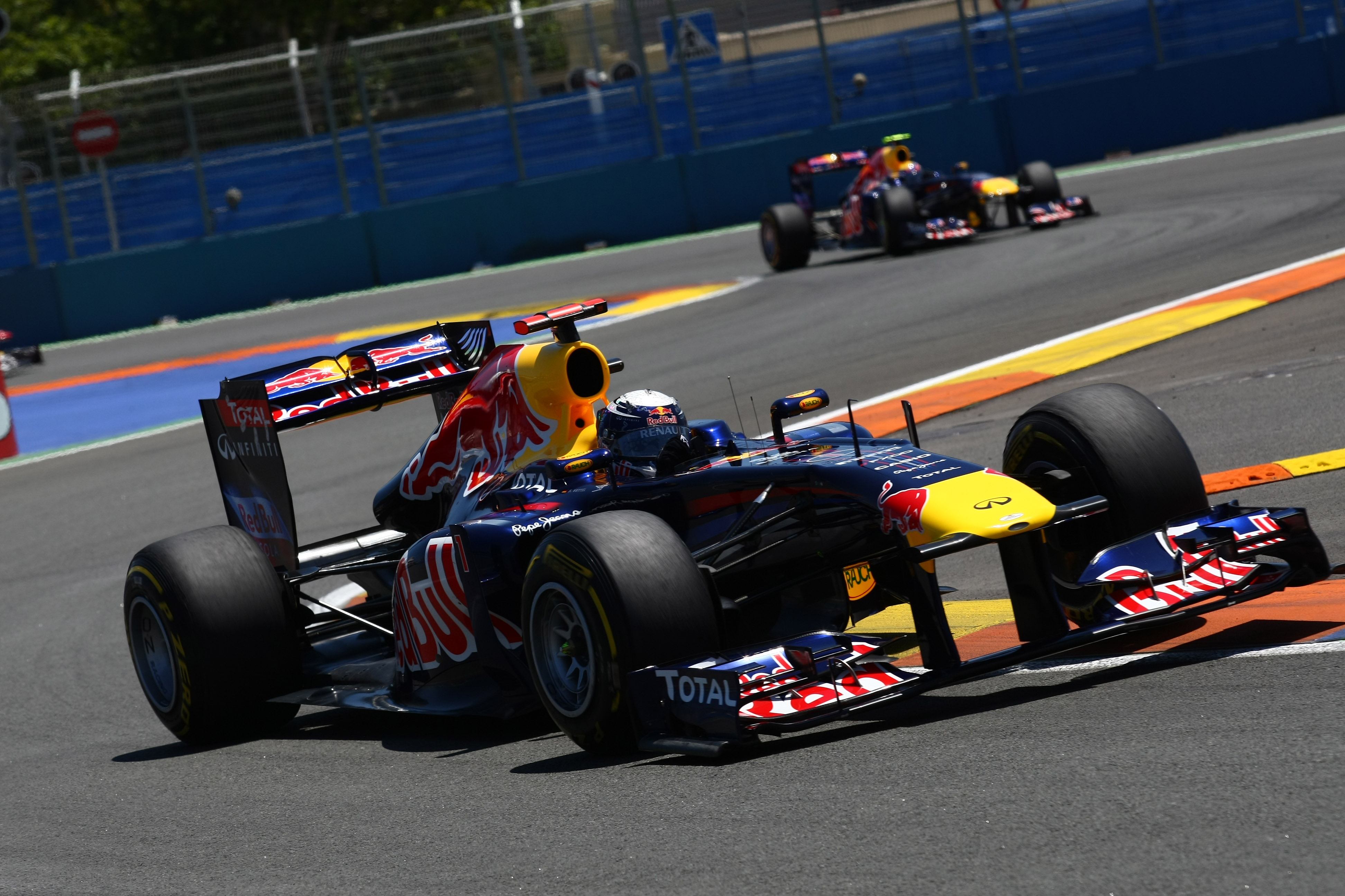 Sebastian Vettel Valencia F1 Red Bull 2011