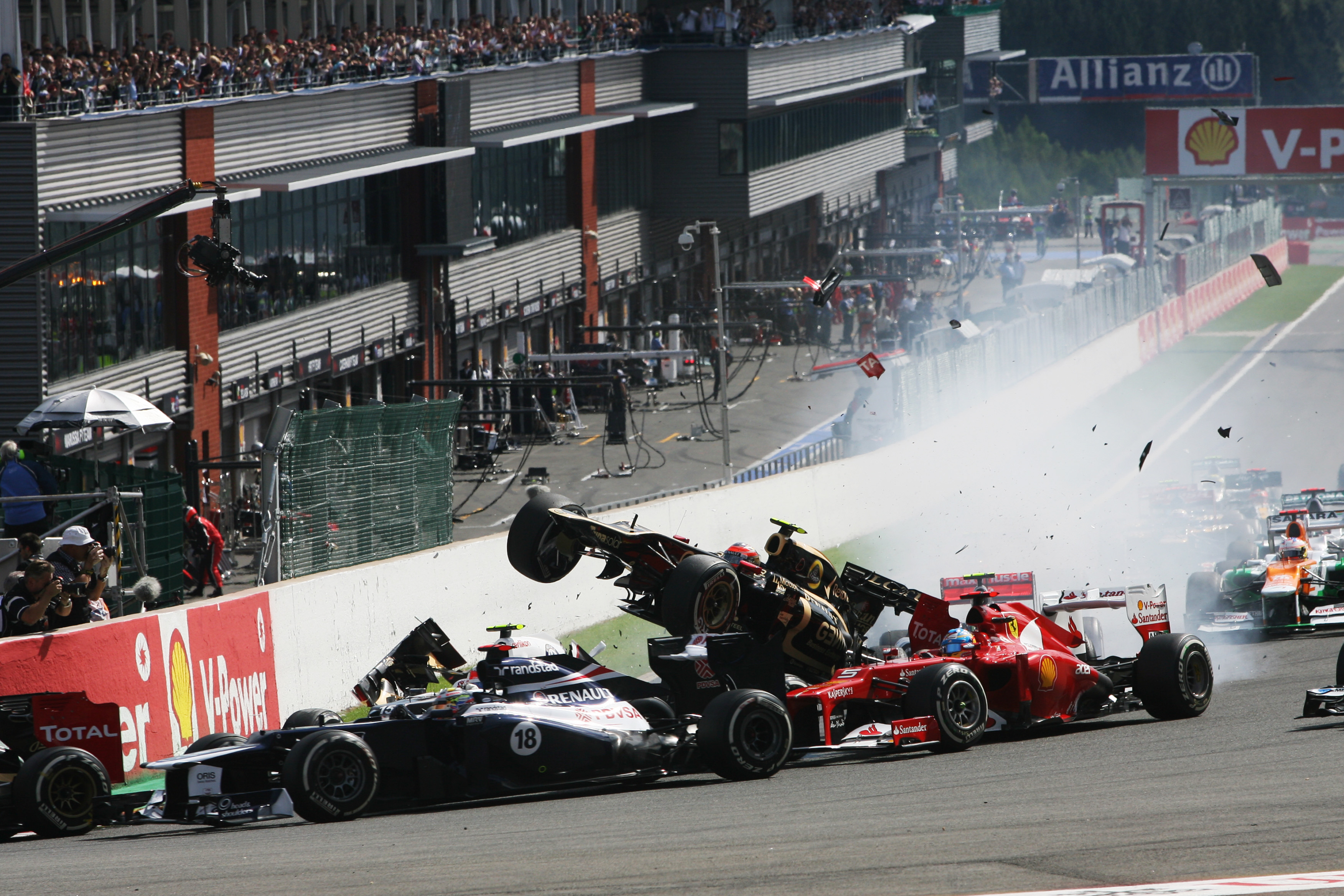 Motor Racing Formula One World Championship Belgian Grand Prix Race Day Spa Francorchamps, Belgium