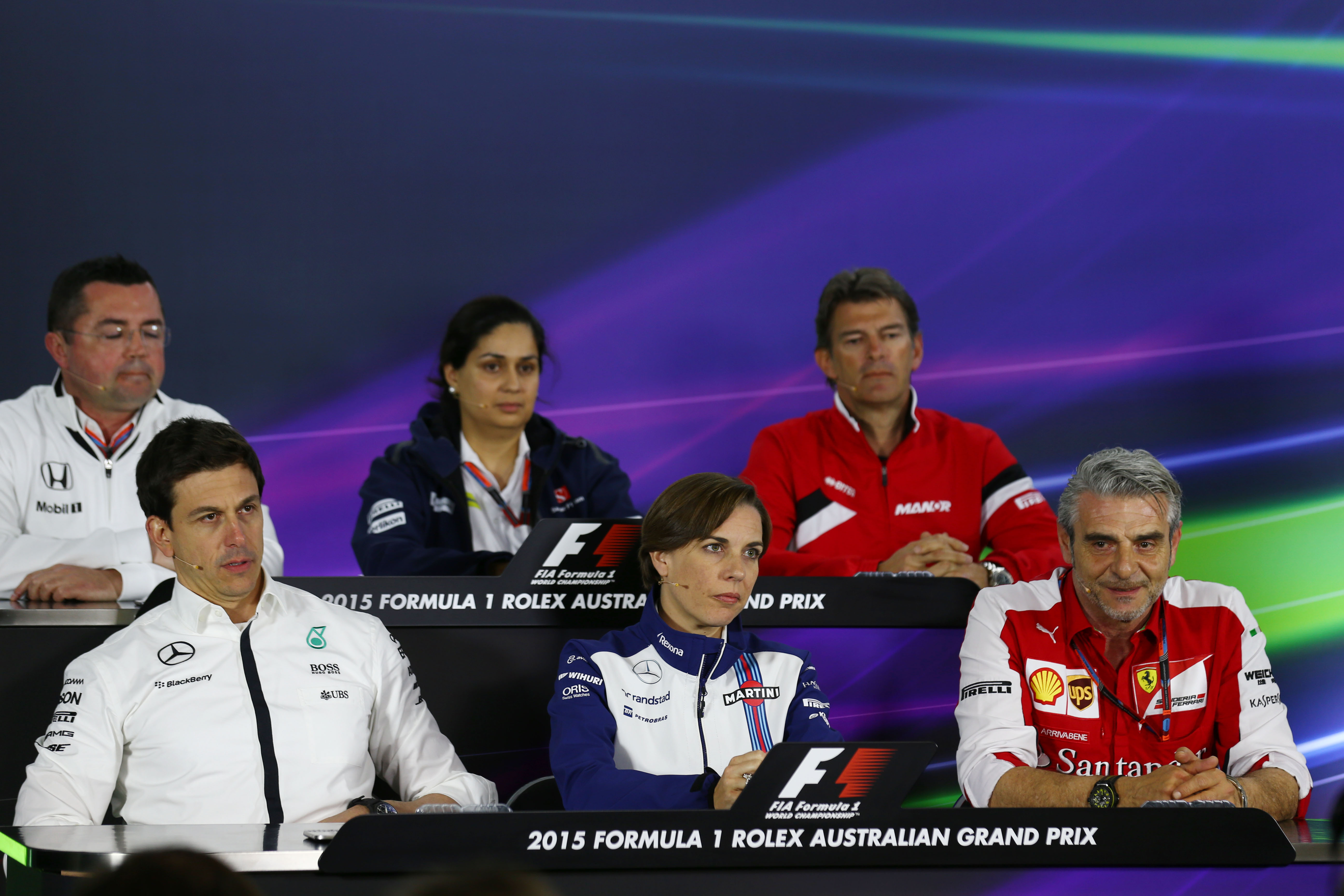 Motor Racing Formula One World Championship Australian Grand Prix Practice Day Melbourne, Australia