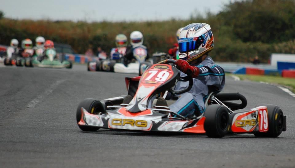 Shanaka Clay karting