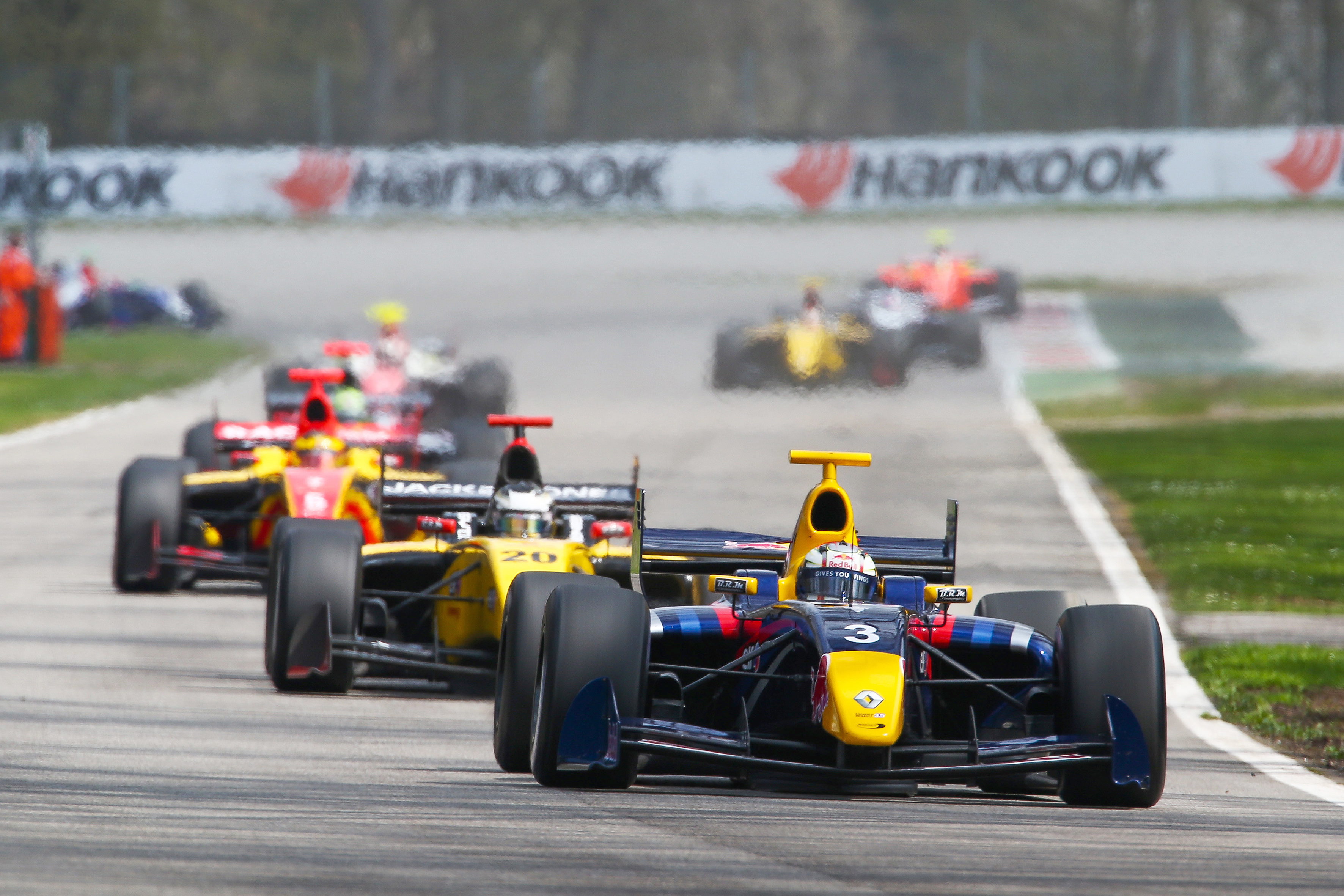 Antonio Felix Da Costa Kevin Magnussen Stoffel Vandoorne Formula Renault 3.5 2013 Monza