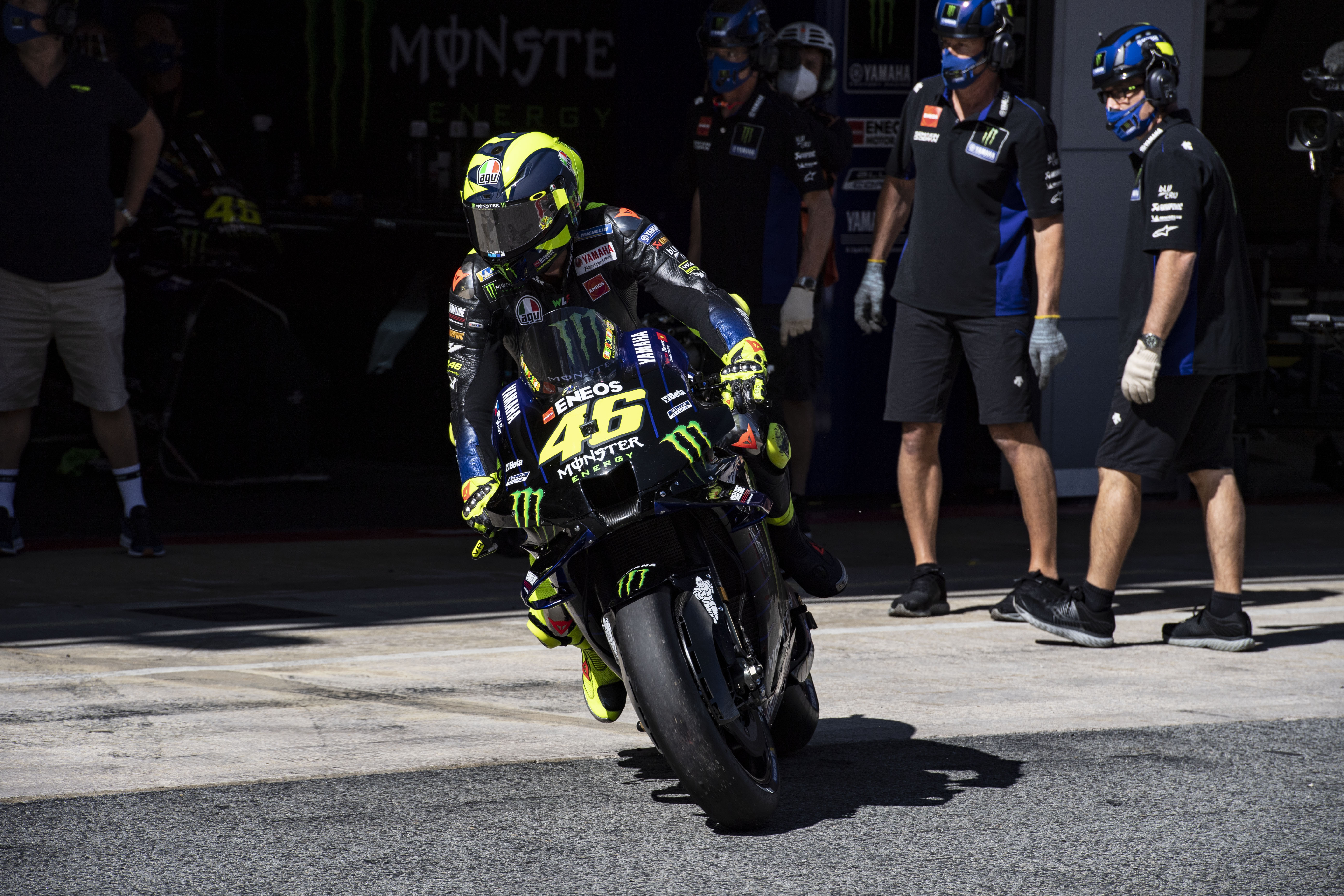 Valentino Rossi Yamaha Barcelona MotoGP 2020