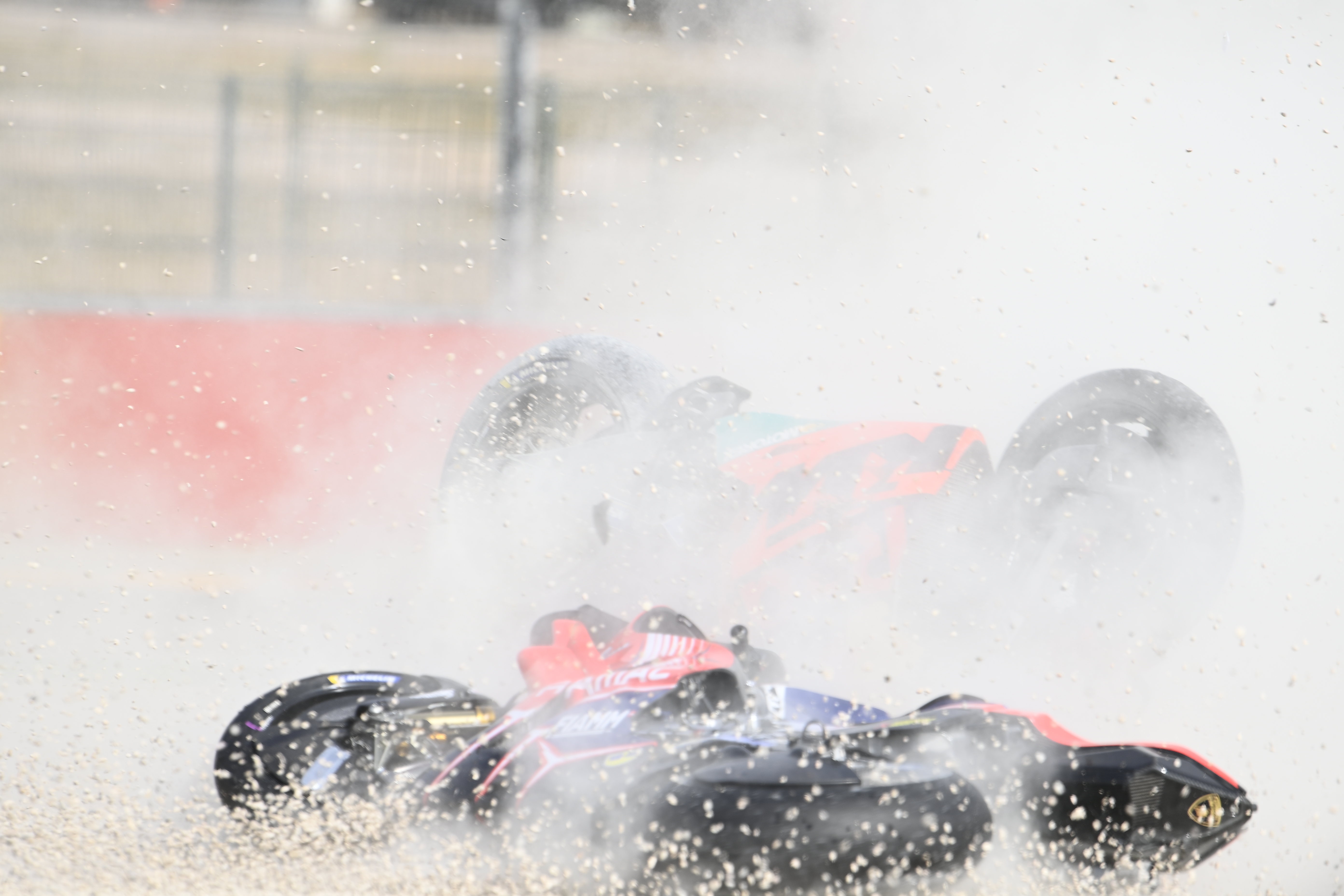 Jack Miller And Brad Binder Crash, Teruel Motogp Race, 25 October 2020